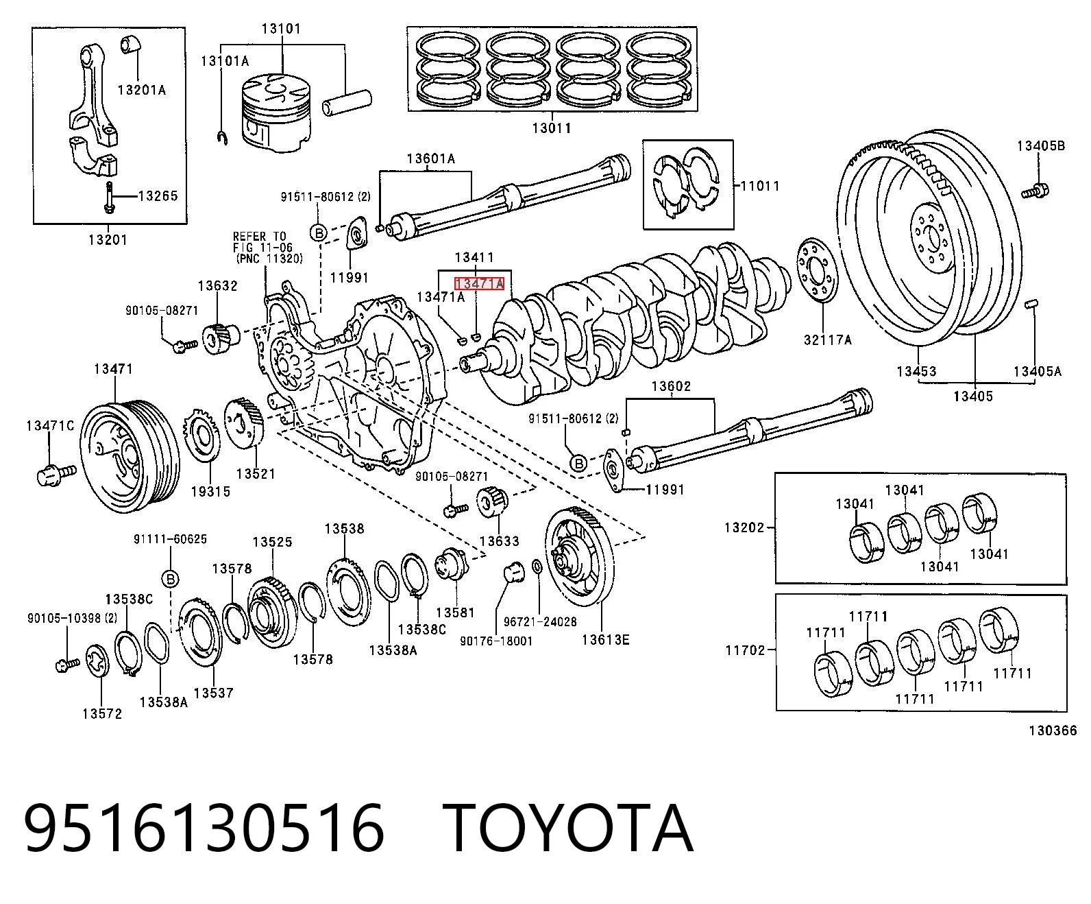 9516130516 Toyota