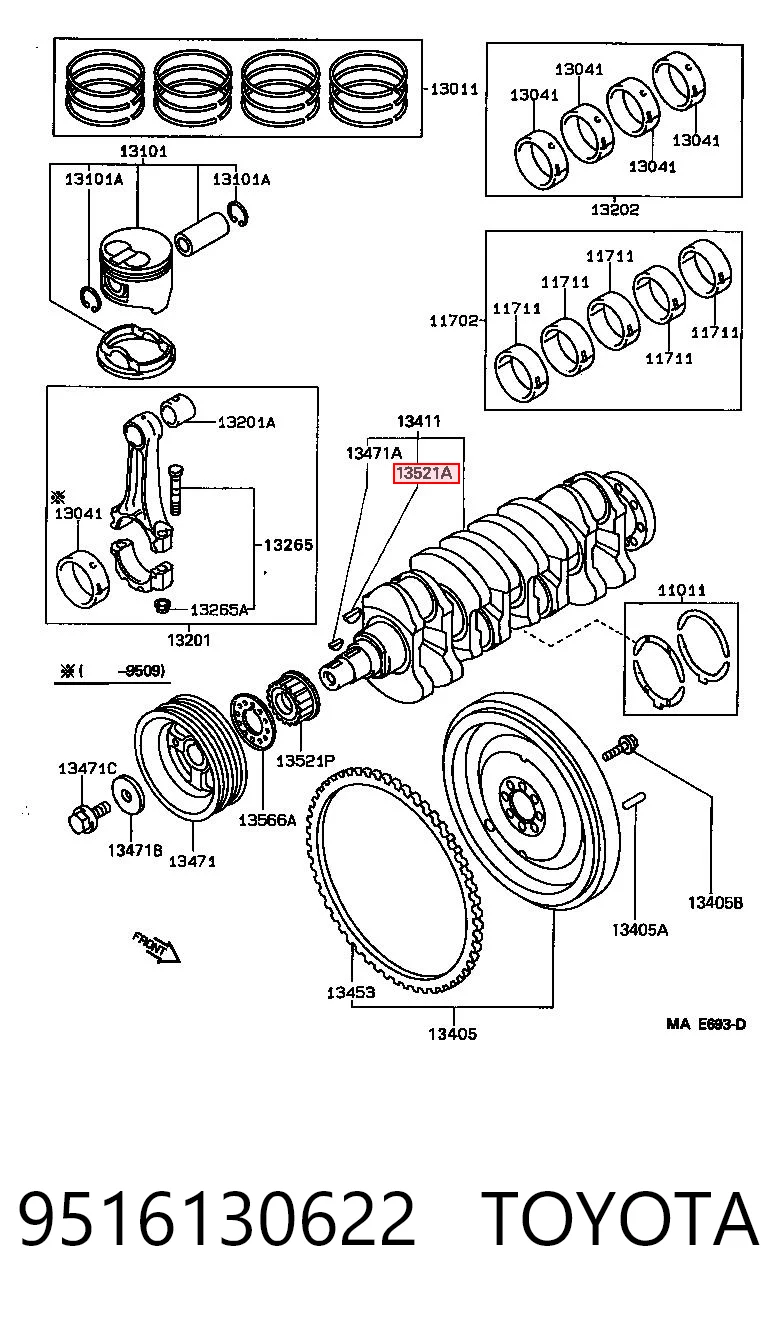9516130622 Toyota
