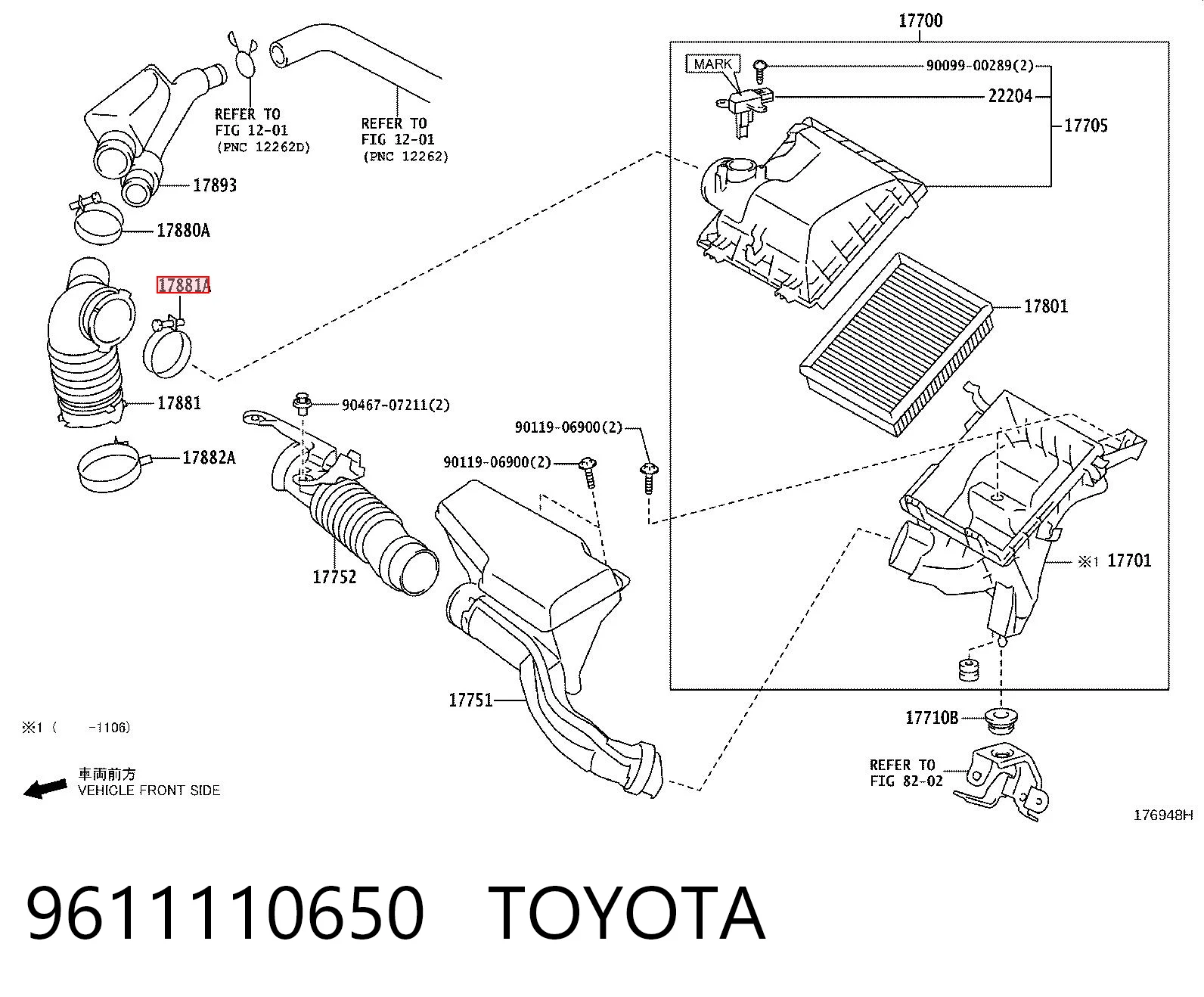 9611110650 Toyota