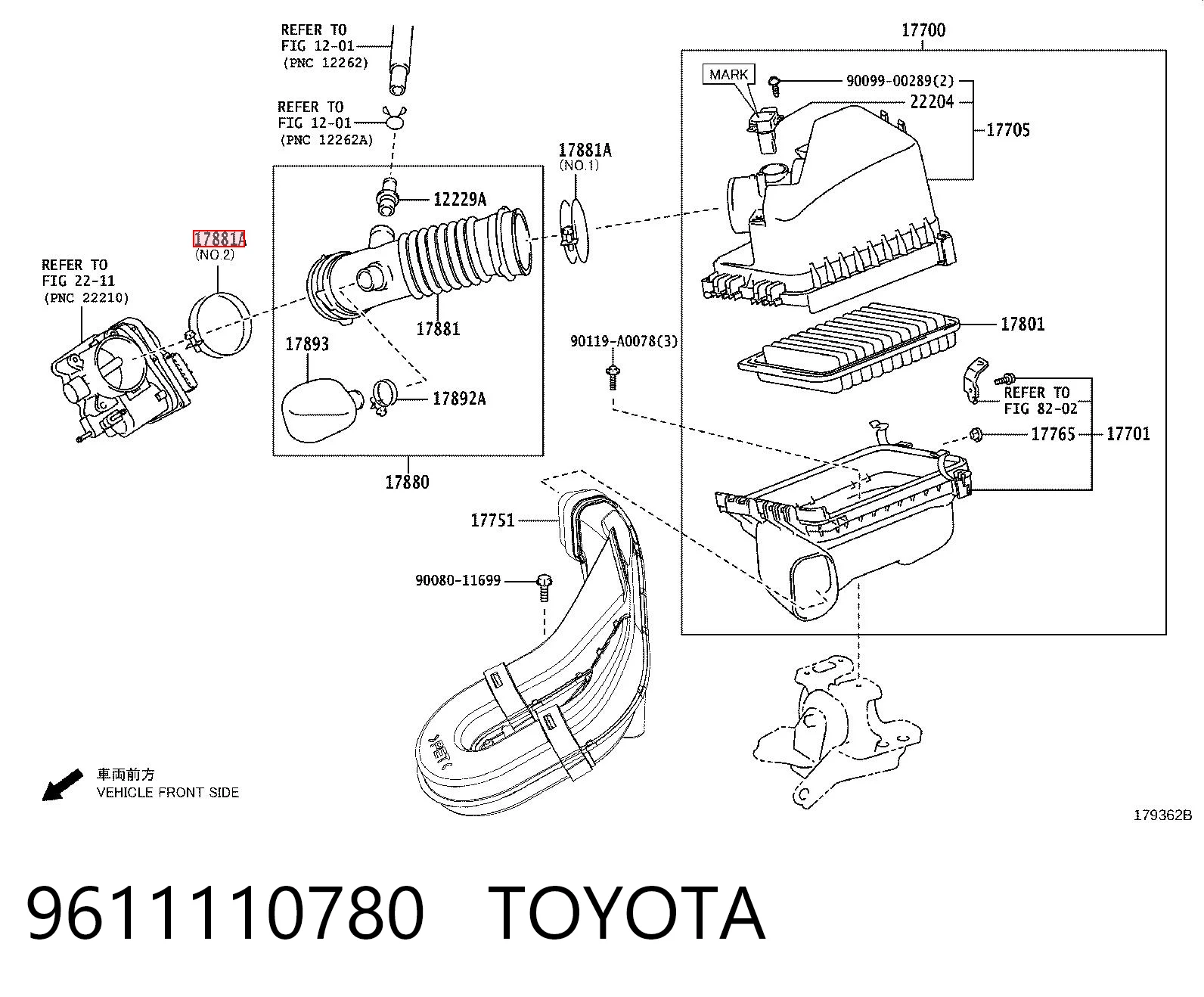 9611110780 Toyota