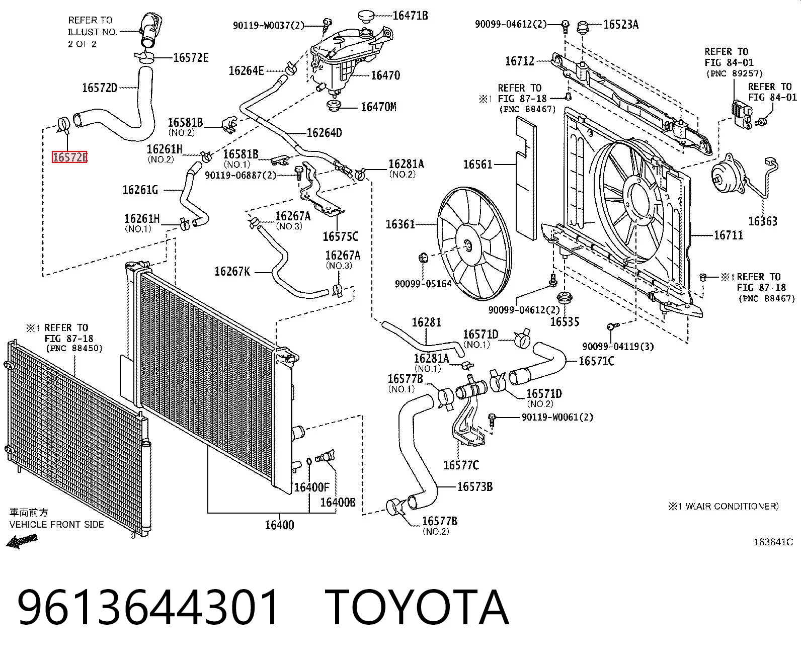 9613644301 Toyota Abrazadera de resorte