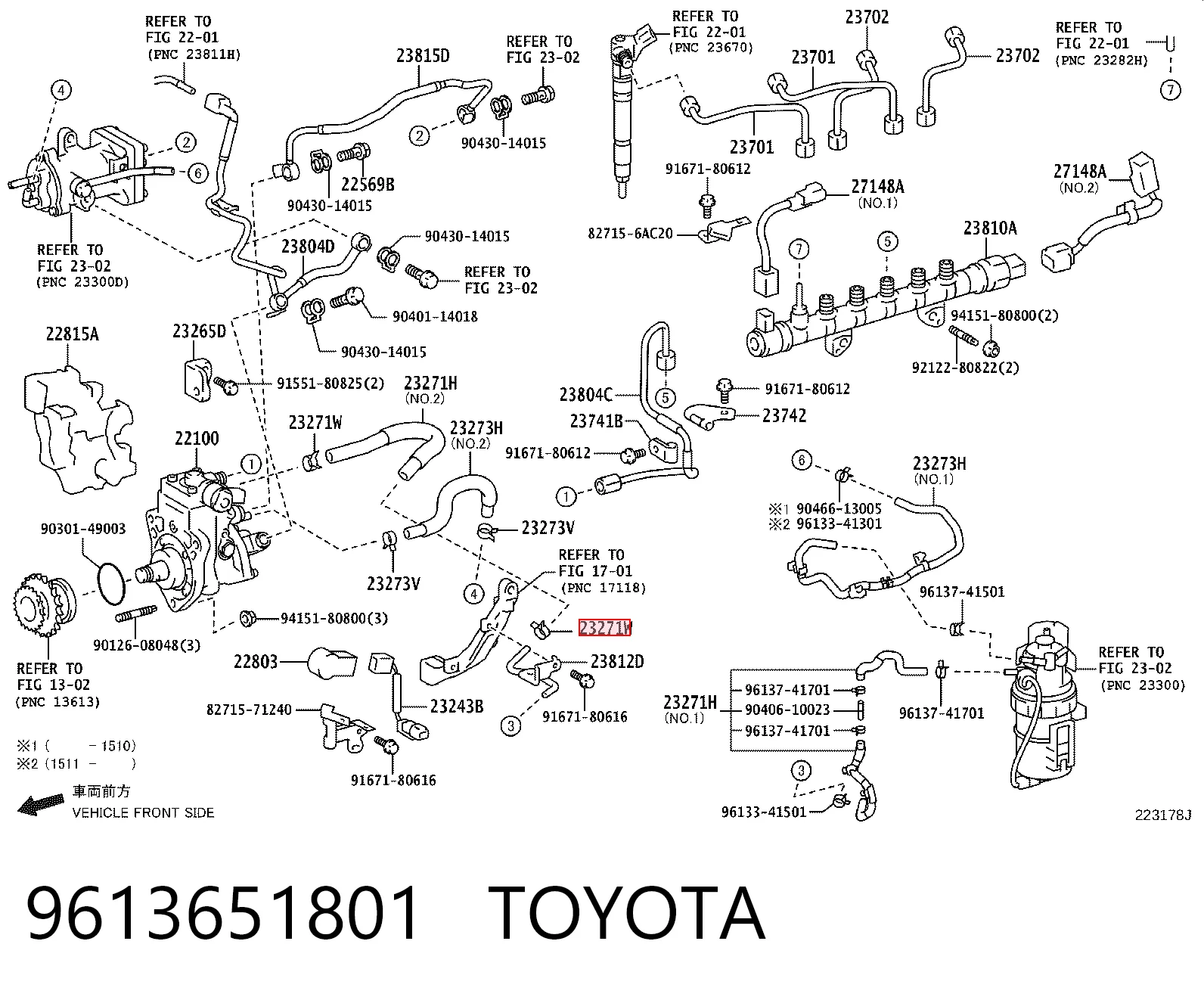 9613651801 Toyota