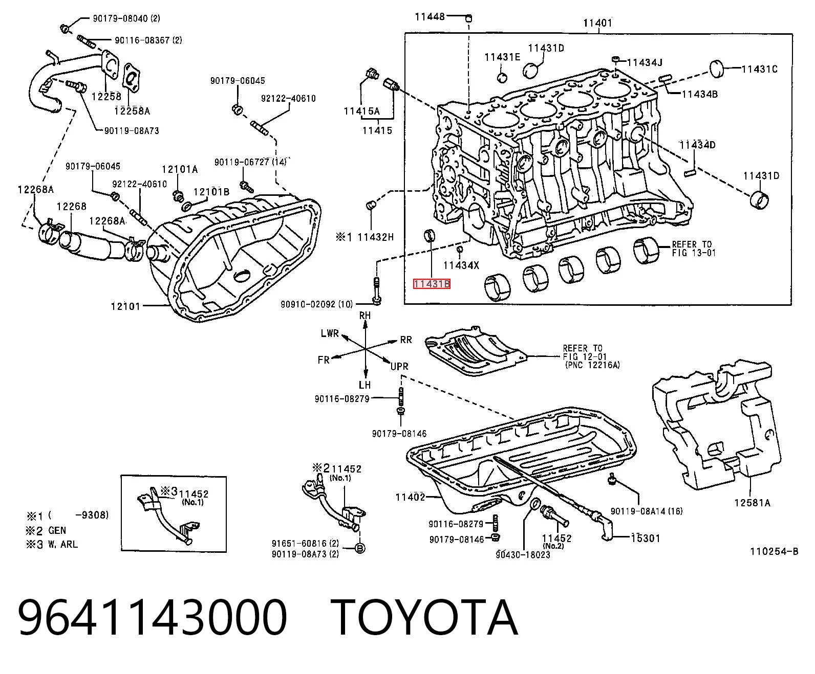 9641143000 Toyota