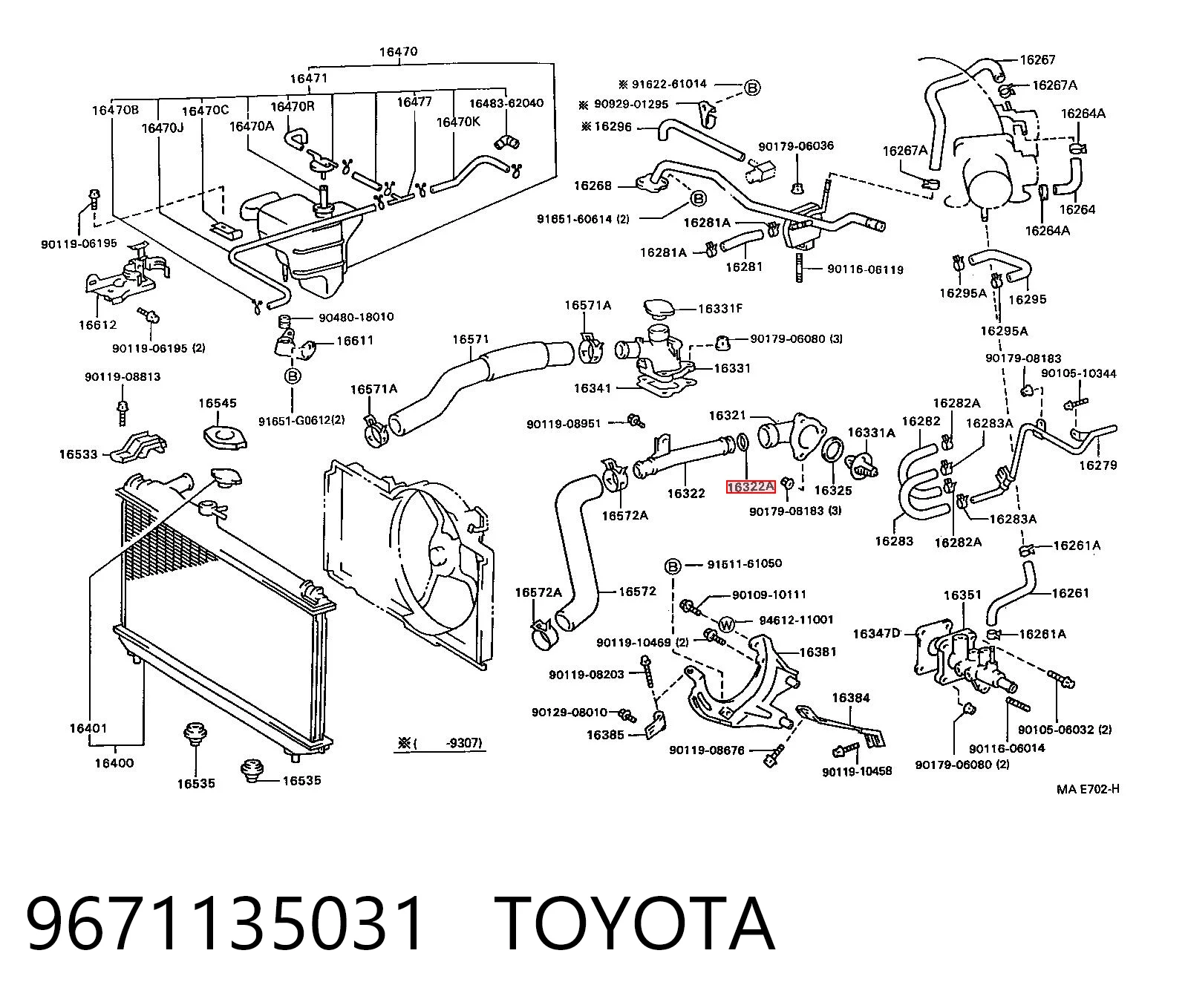9671135031 Toyota