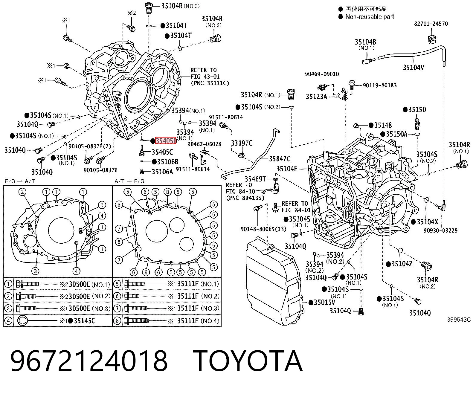 9672124018 Toyota
