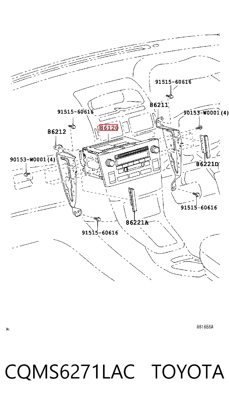 Radio para Toyota Avensis II T25