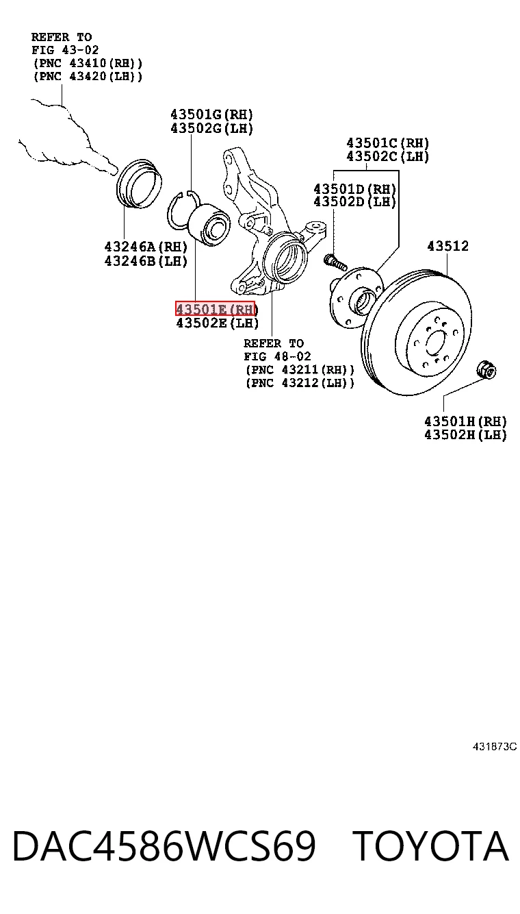 DAC4586WCS69 Toyota