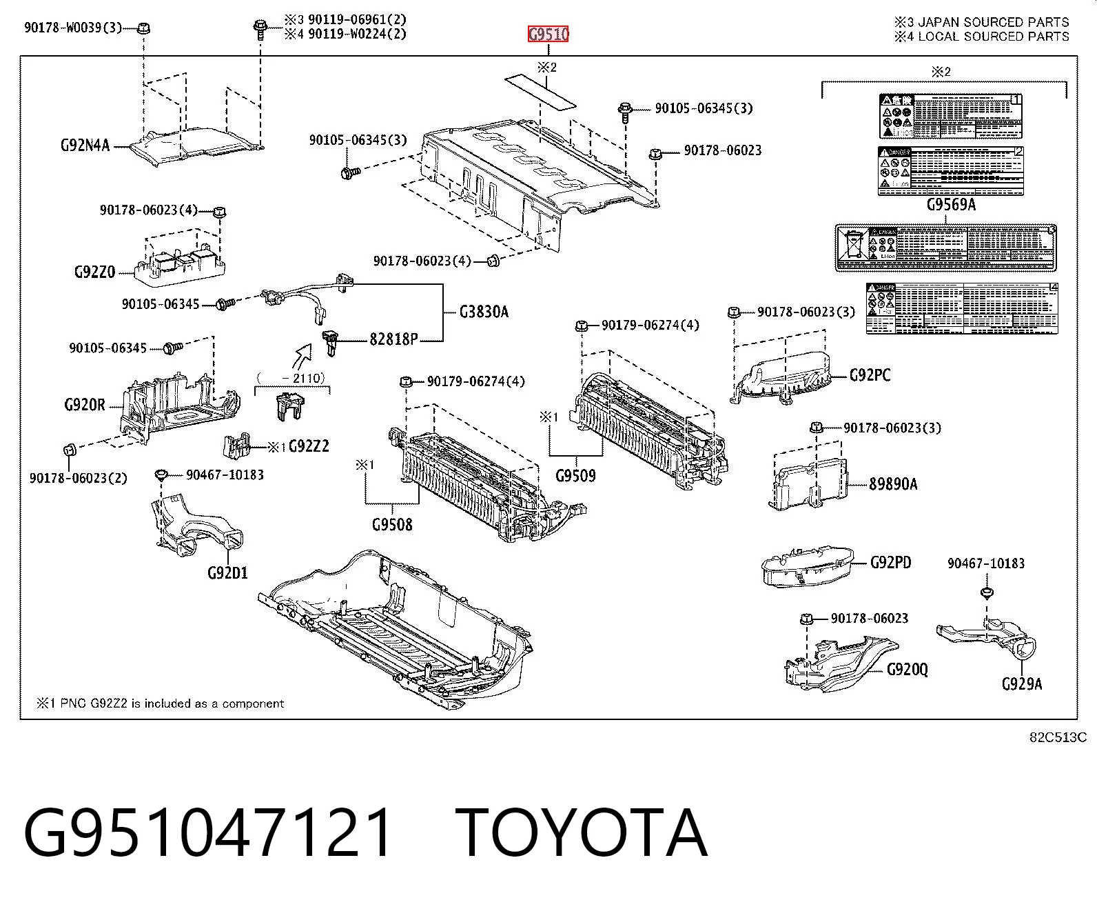 G951047121 Toyota