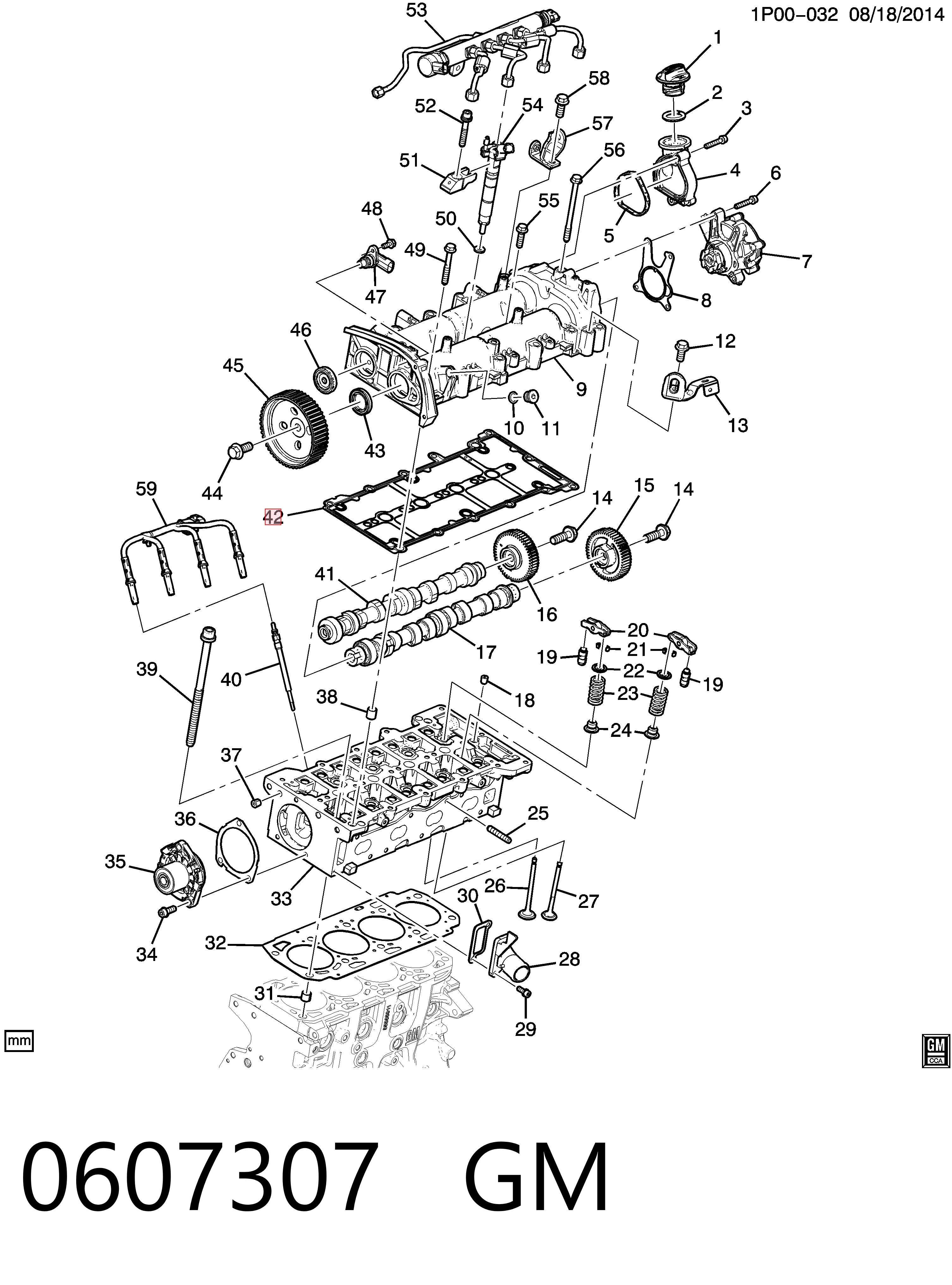Junta de balancínes para Alfa Romeo Giulietta  940