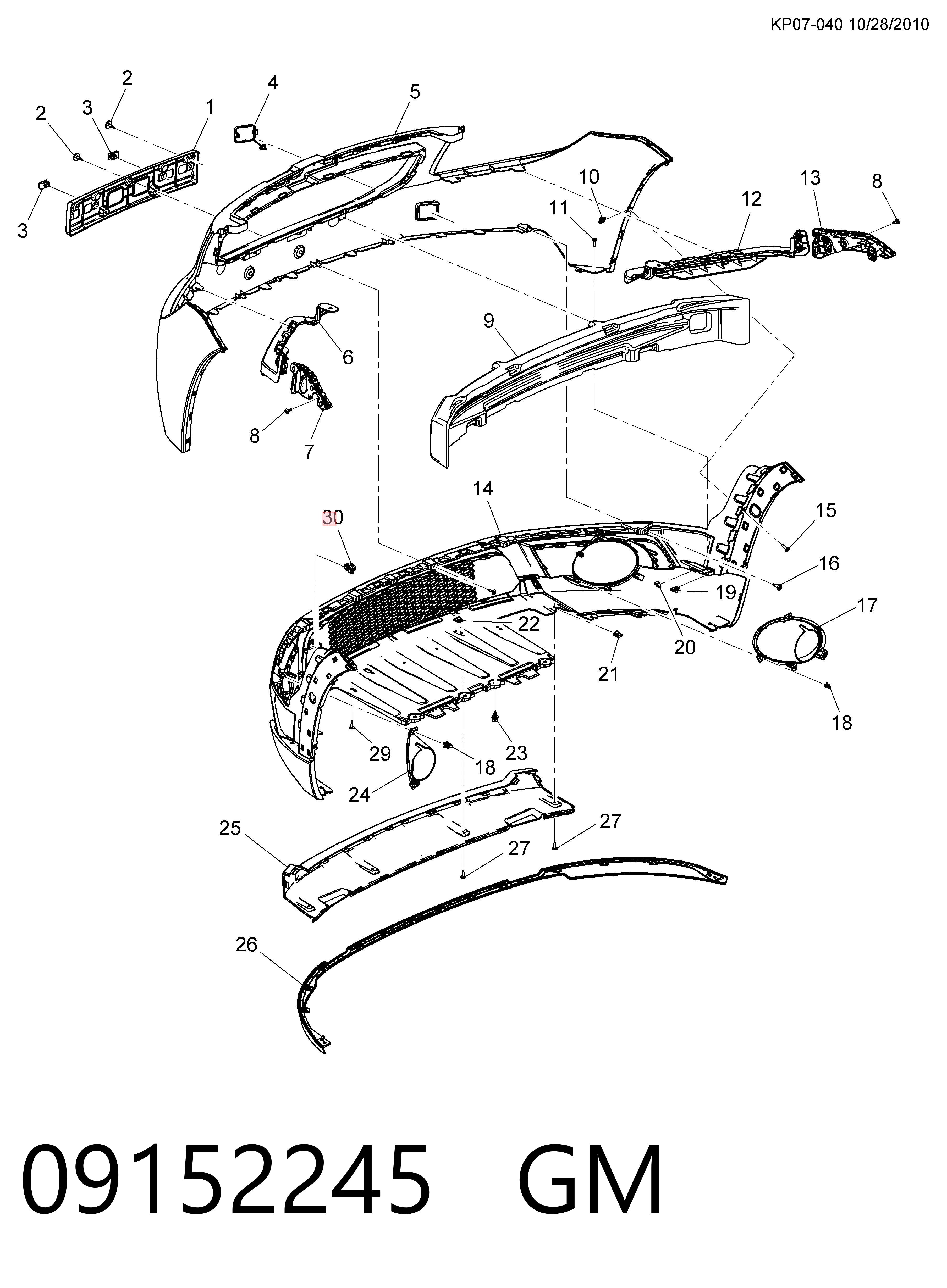 09152245 General Motors Sensor de temperatura ambiente