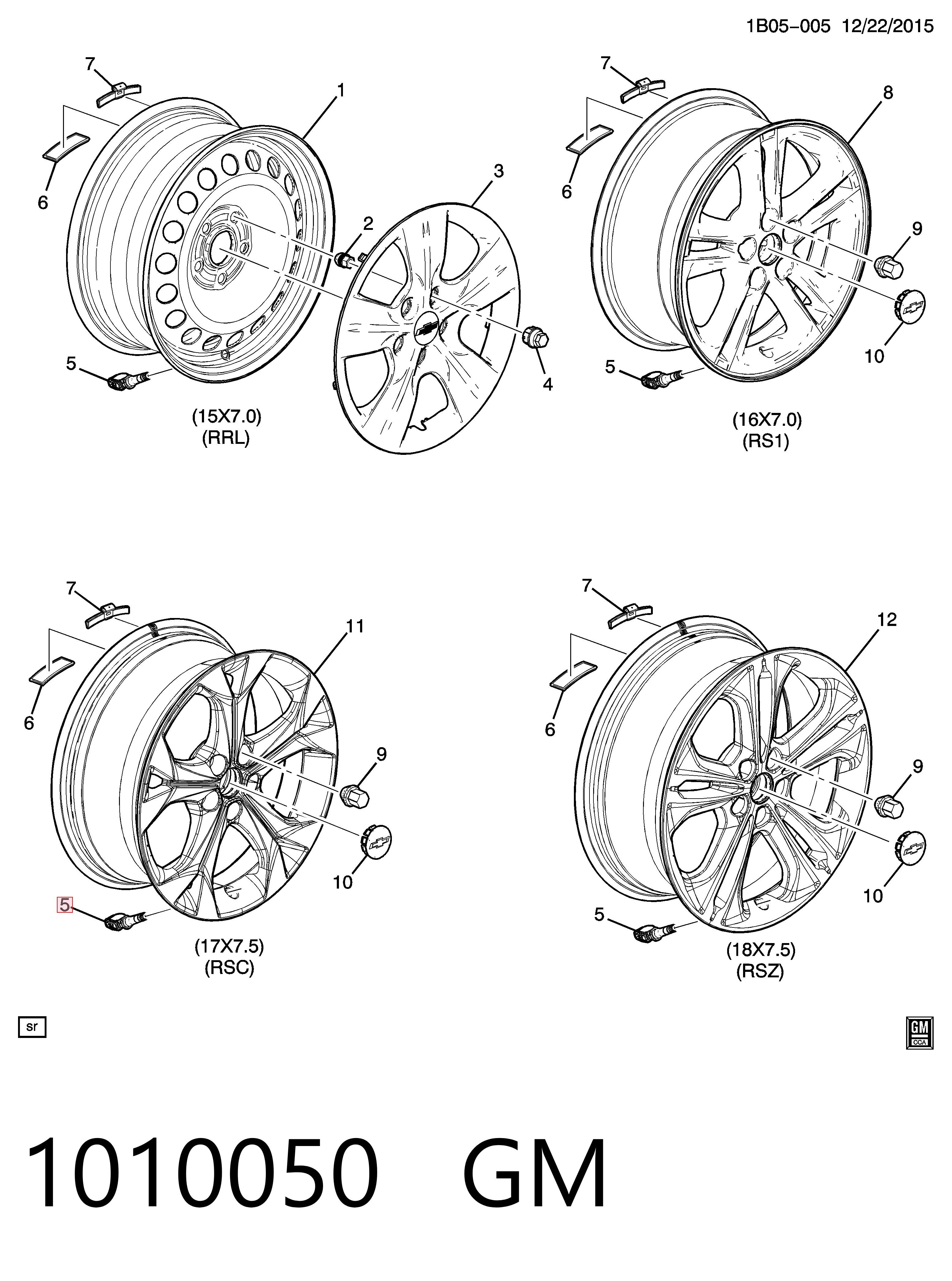 13581561 Peugeot/Citroen Sensor de presión de neumáticos (TPMS)