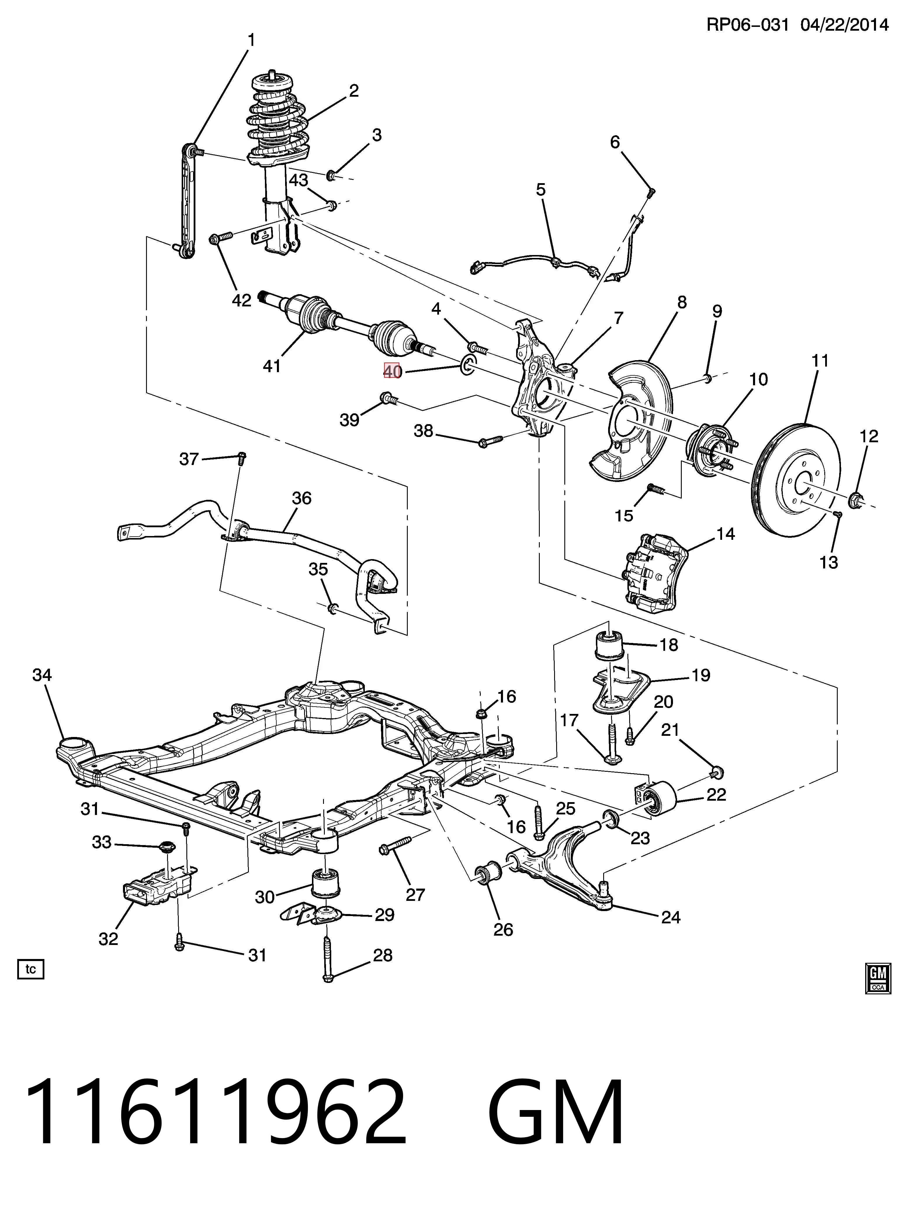 Comprar 11547142 Peugeot/Citroen Anillo de retención del cojinete de la rueda delantera