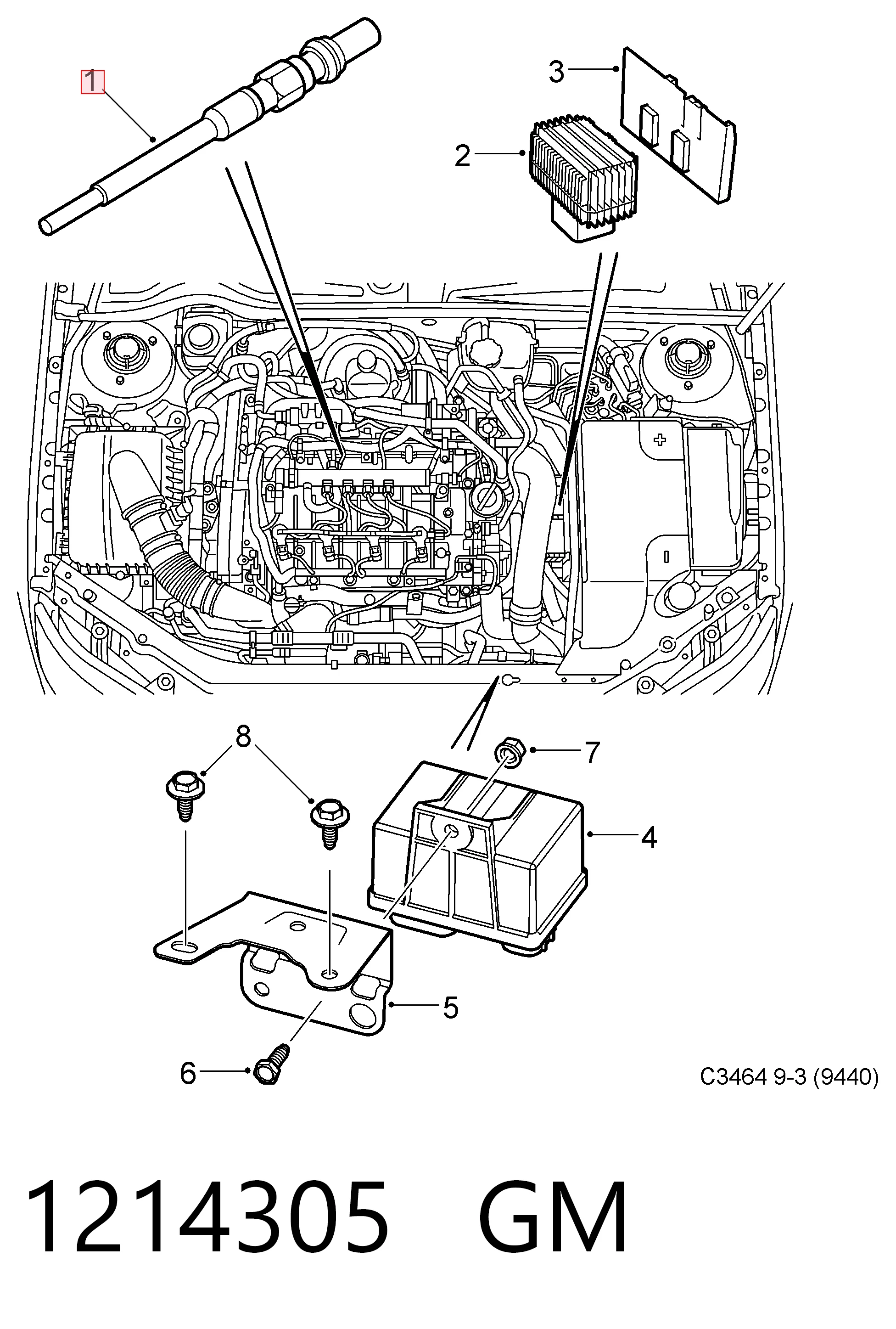 Bujías de calentamiento para Opel Astra G F07