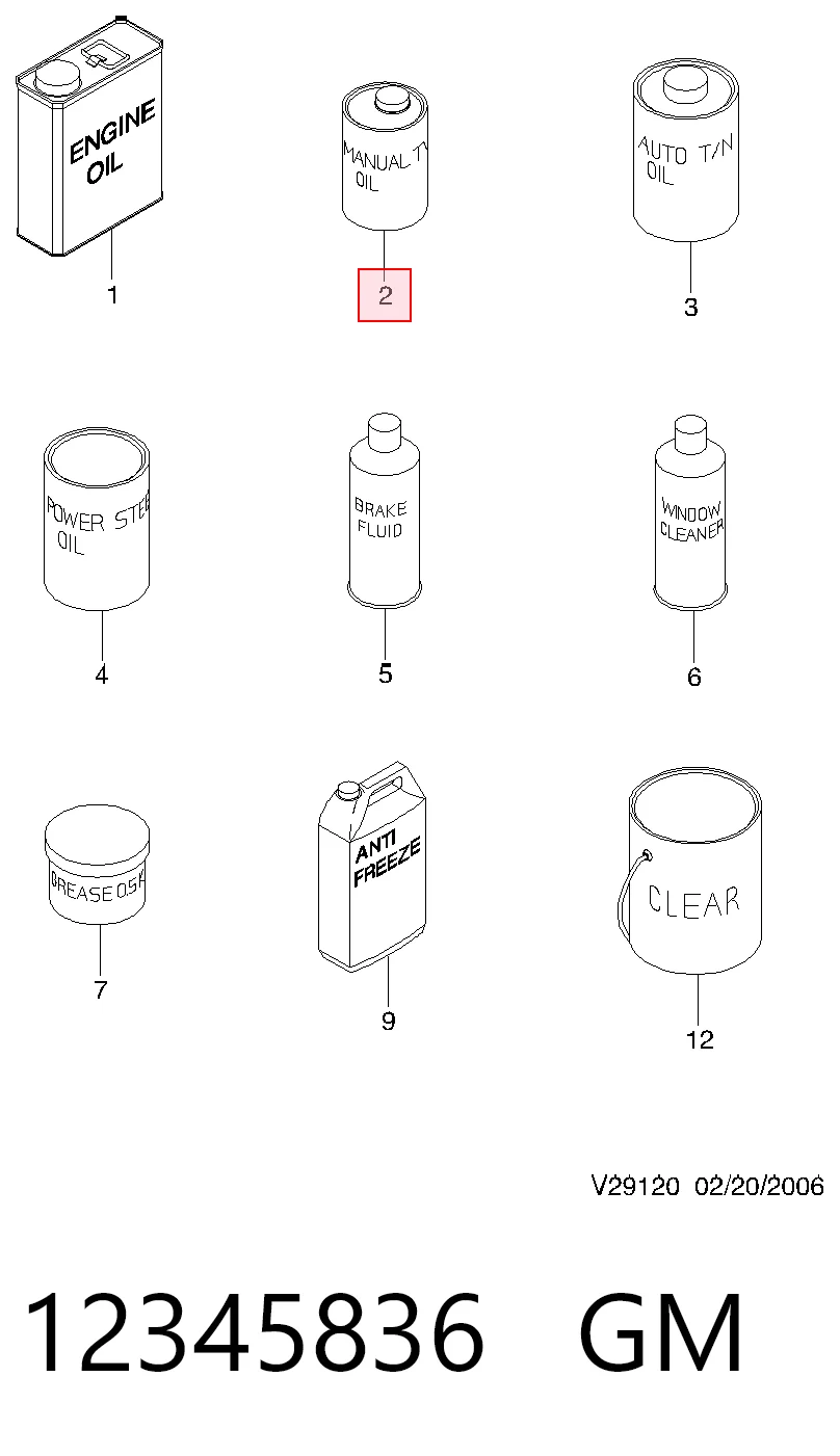 K05016796EA Fiat/Alfa/Lancia Aceite caja cambios
