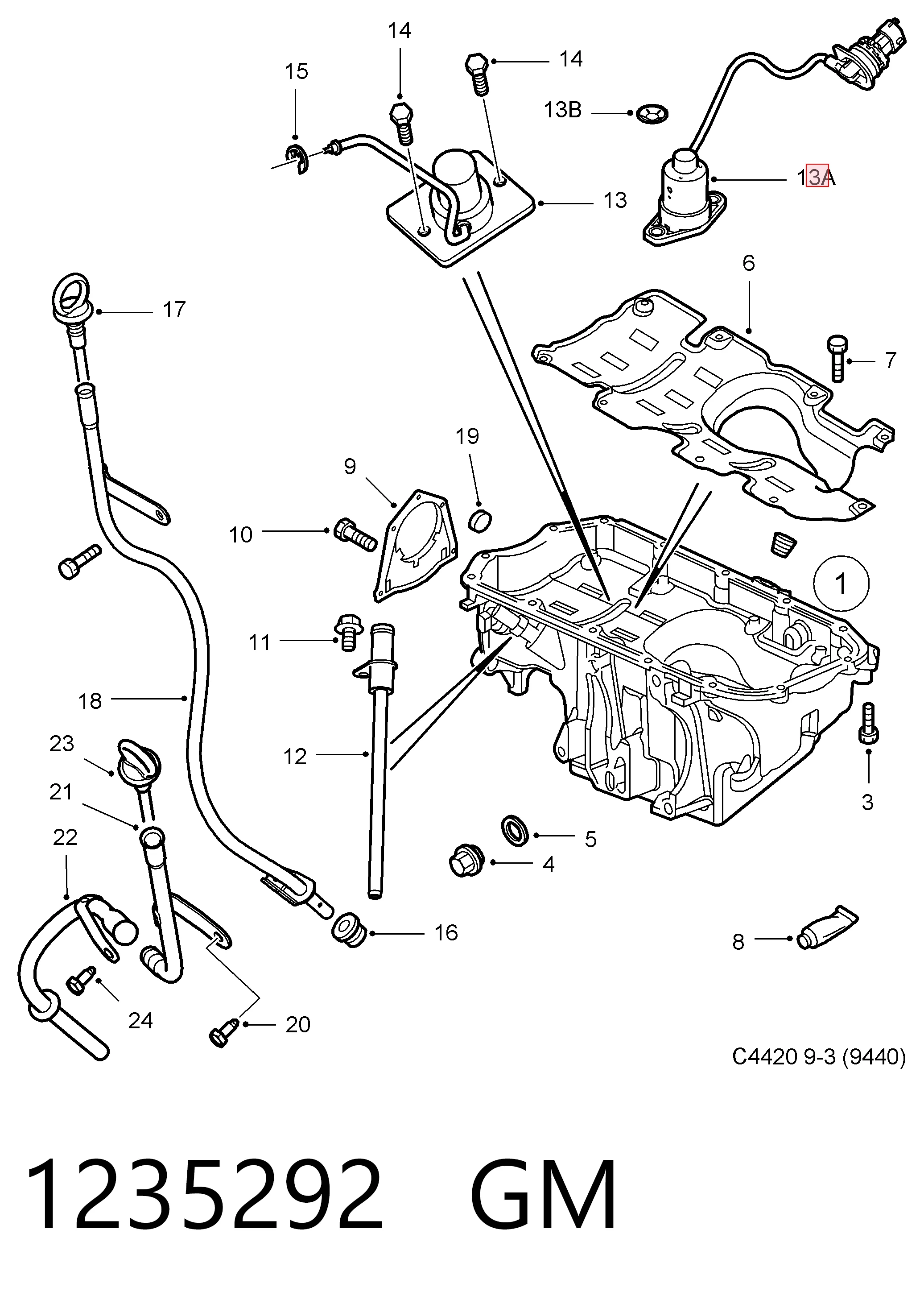 Comprar Sensor de nivel de aceite Opel Astra H L35