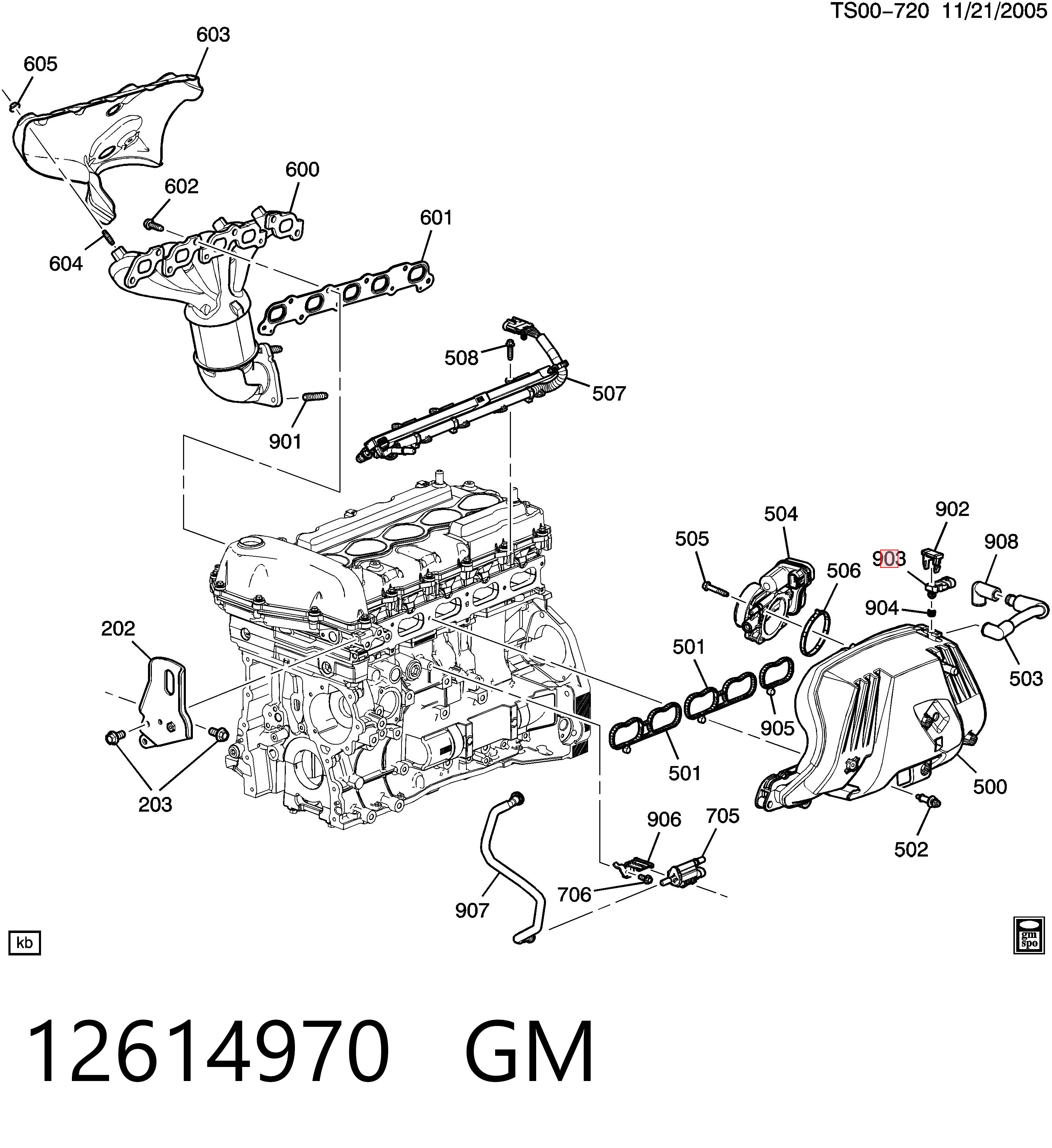 12614970 General Motors Sensor De Presion Del Colector De Admision