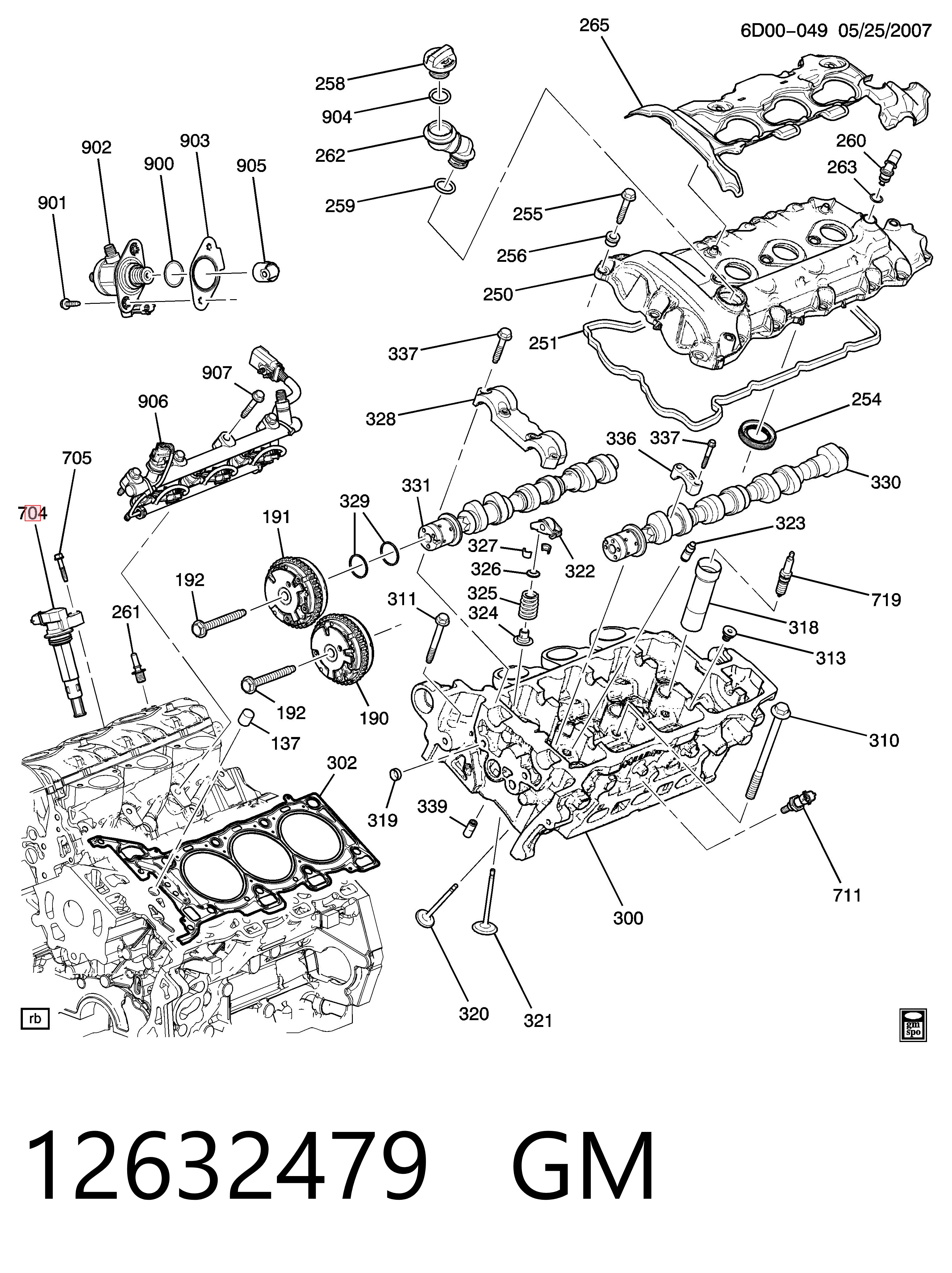 12632479 General Motors Bobina de ignición
