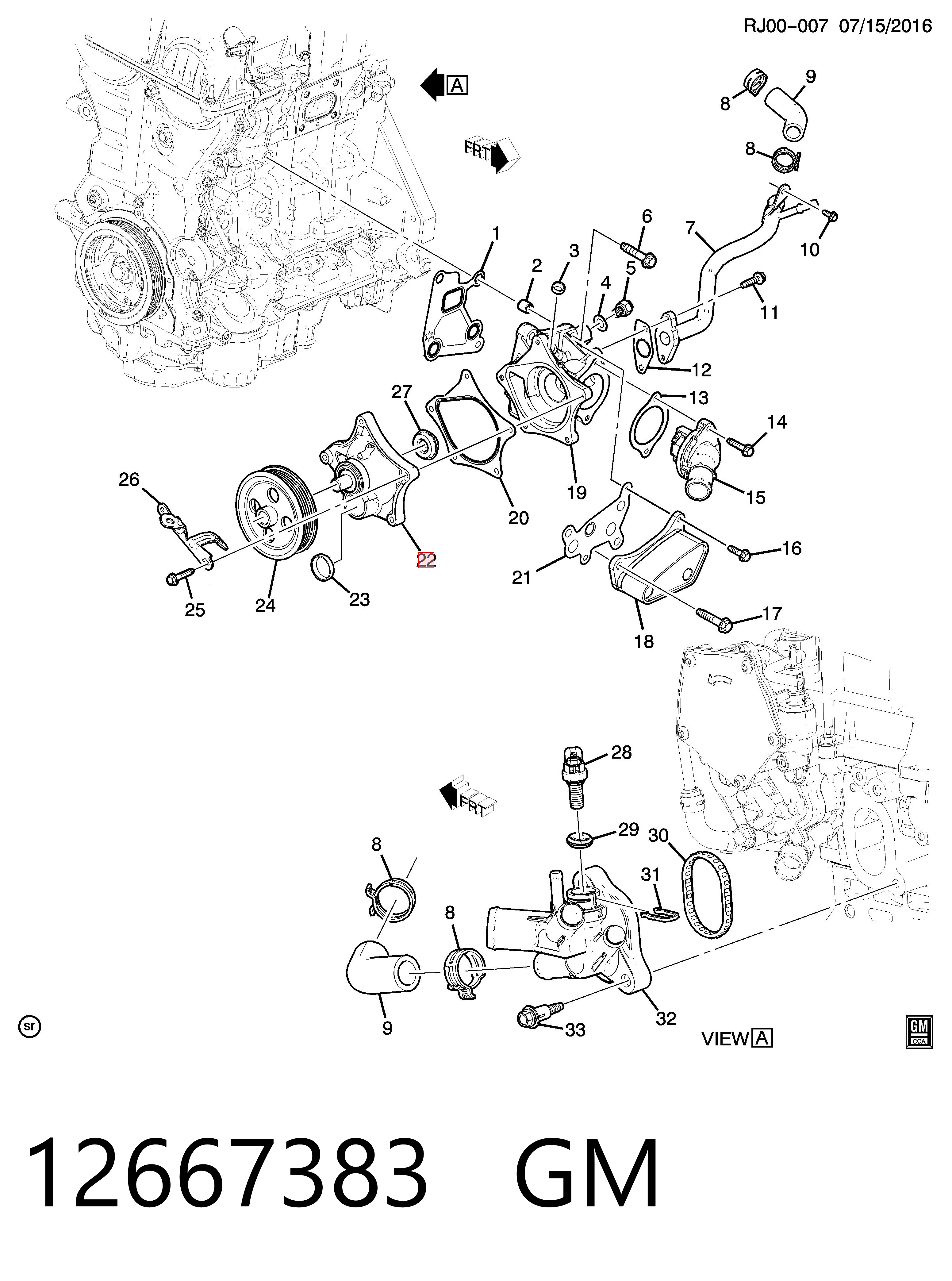 188402 Febi Bomba refrigerante coche
