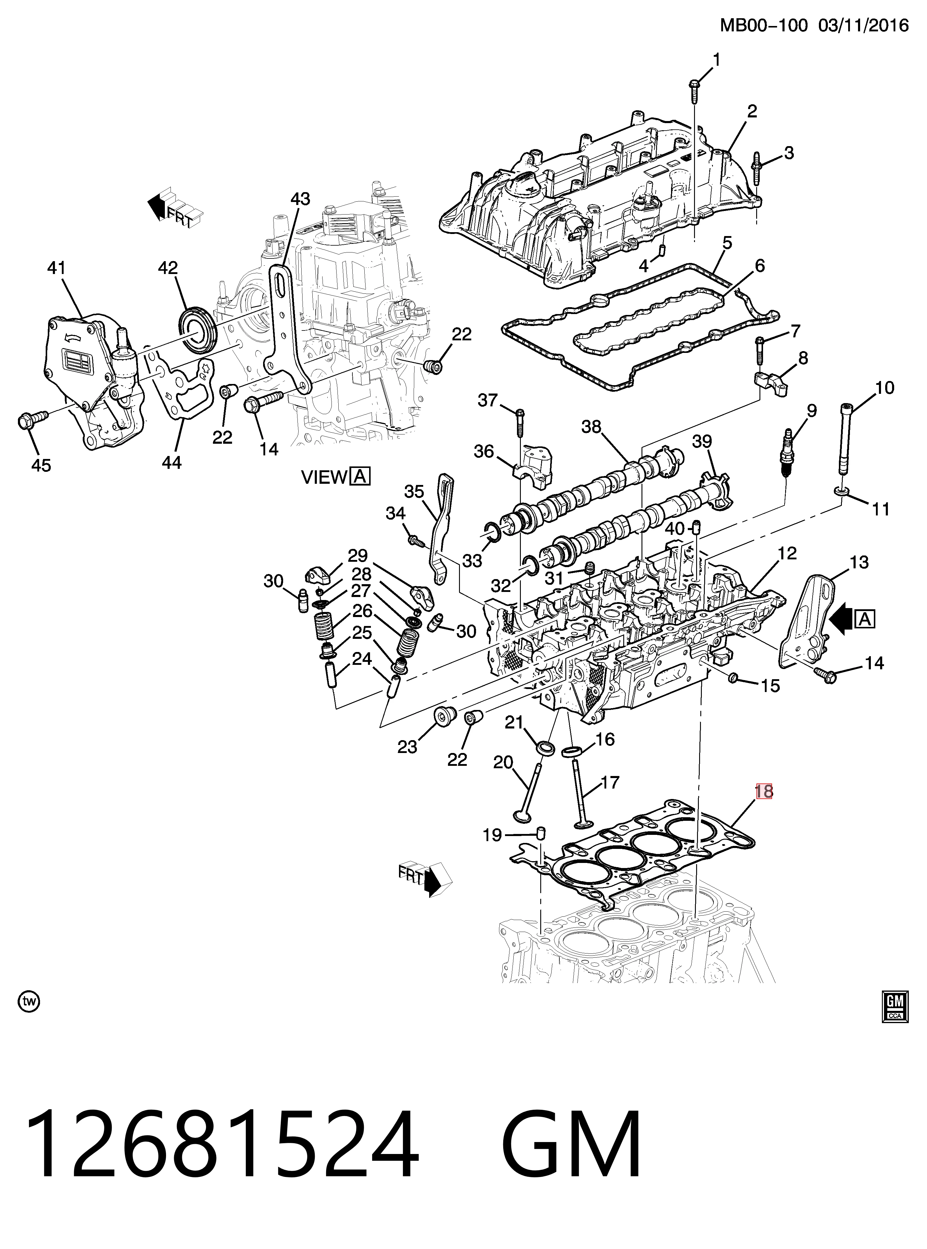 Empaque de culata Opel Astra  ()