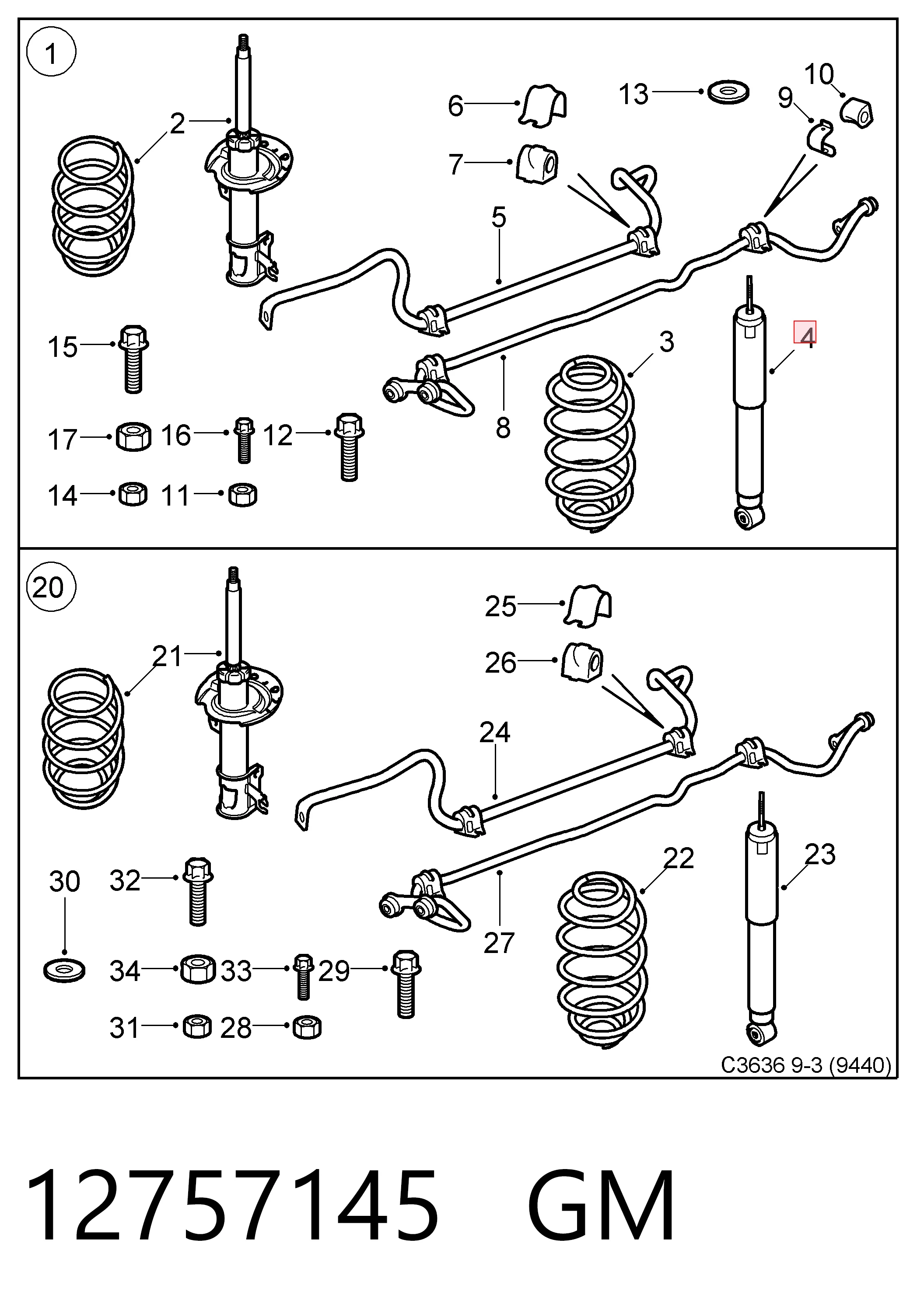 Comprar 7358G Magneti Marelli Amortiguador trasero