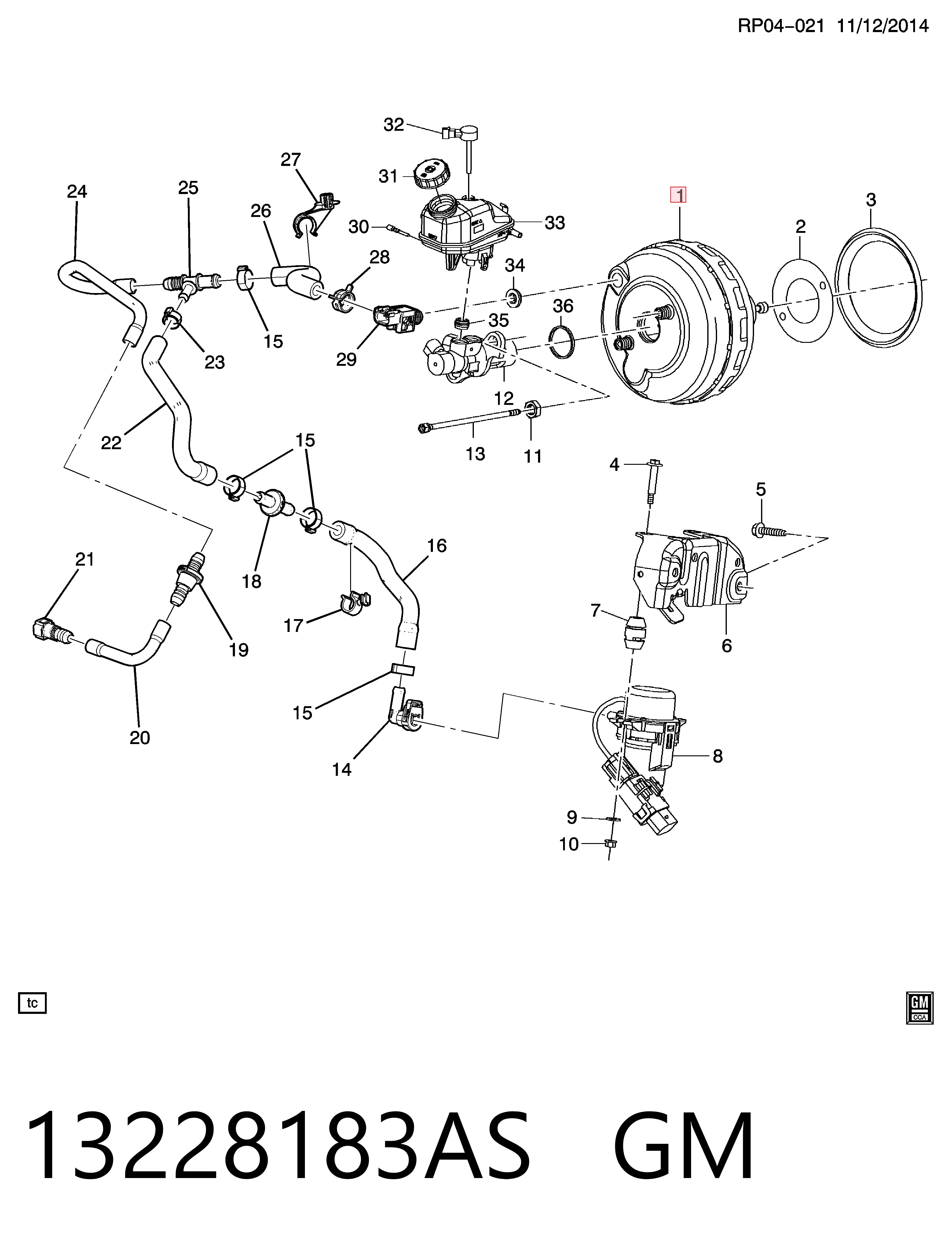Comprar Servofreno Chevrolet Orlando  J309