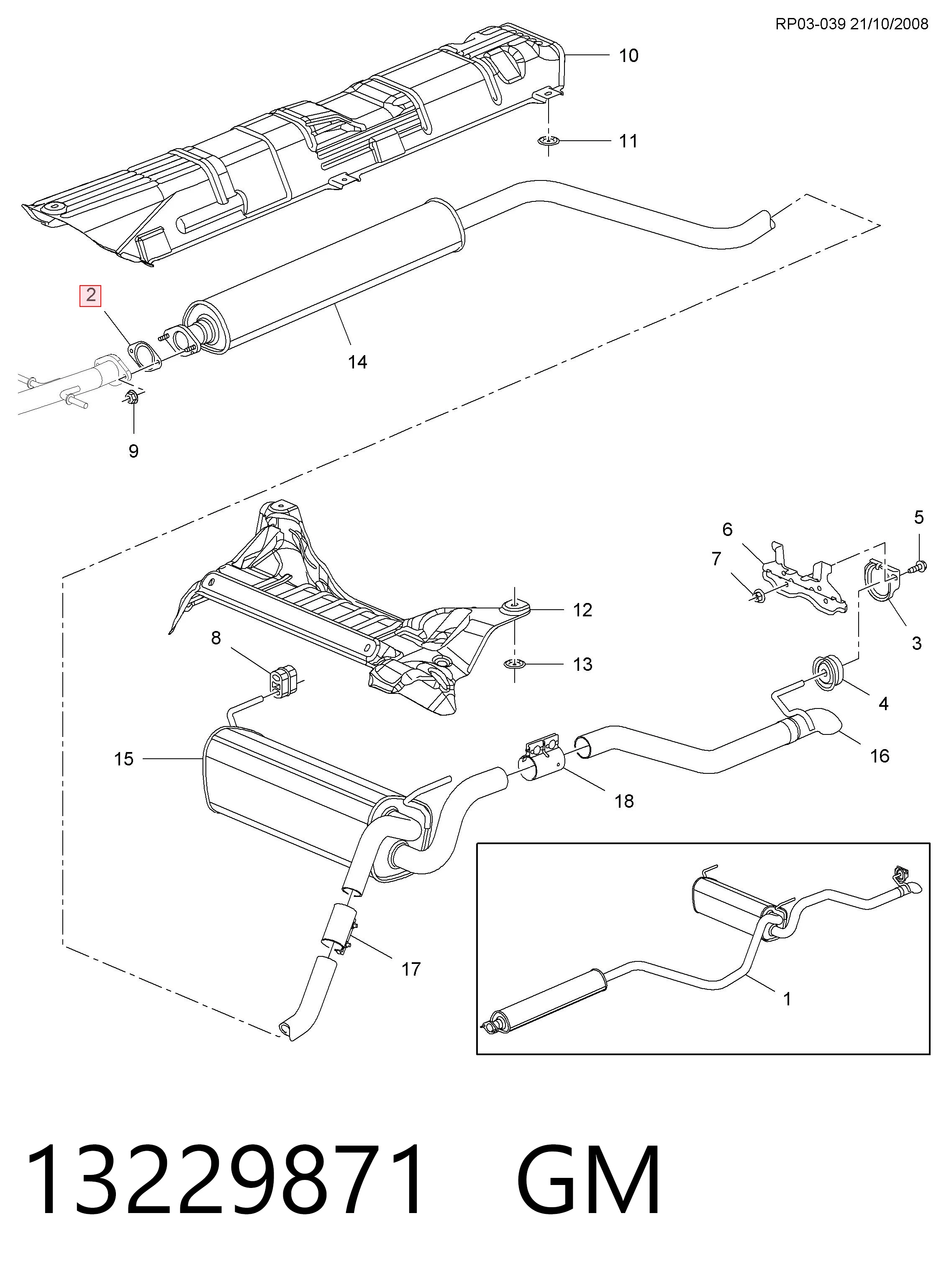 Precio del repuesto Junta de tubo de escape silenciador Astra hatchback