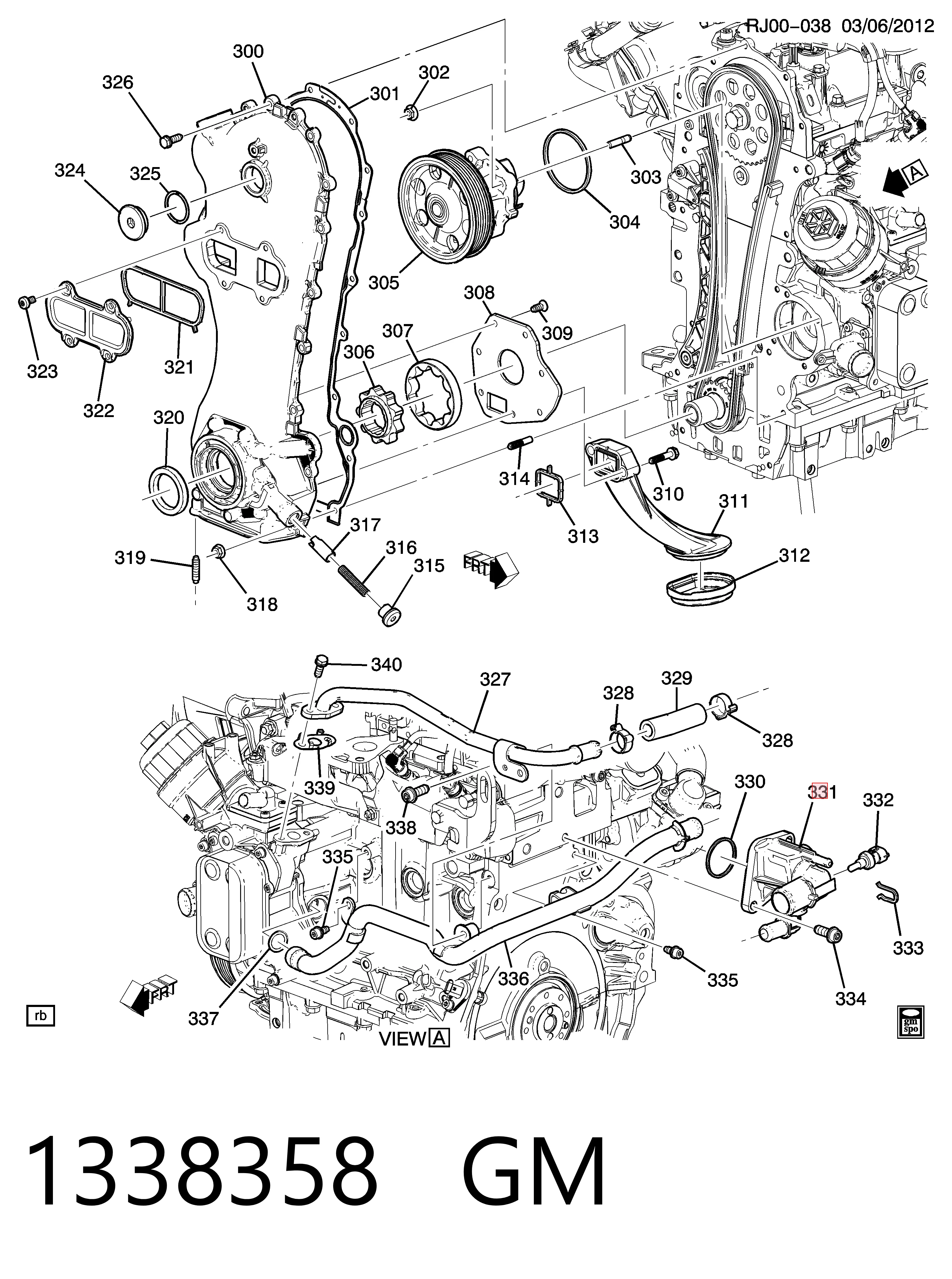 Caja del termostato para Fiat Panda II 169A