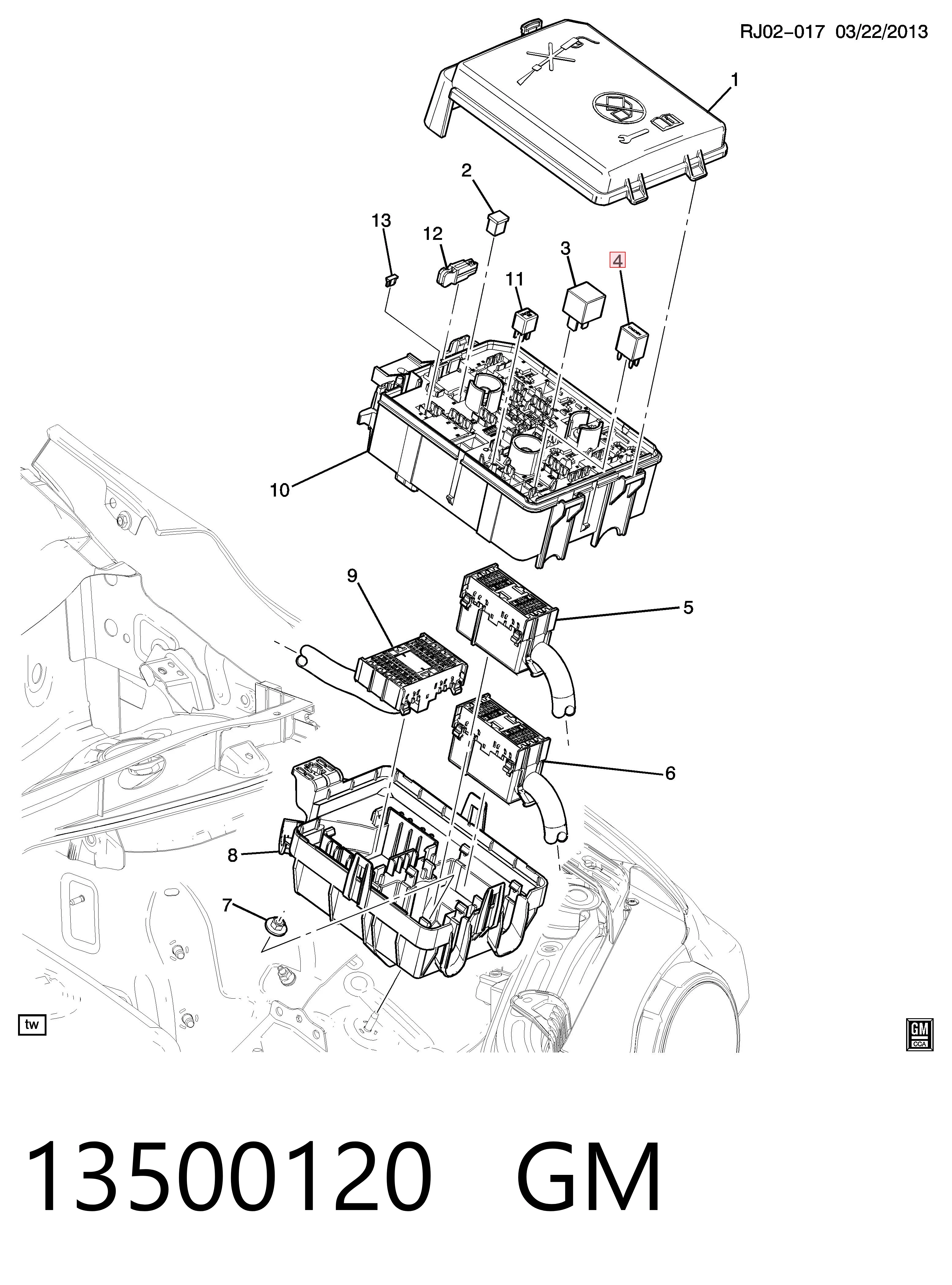  Relé de los calentadores KIA Cerato 1