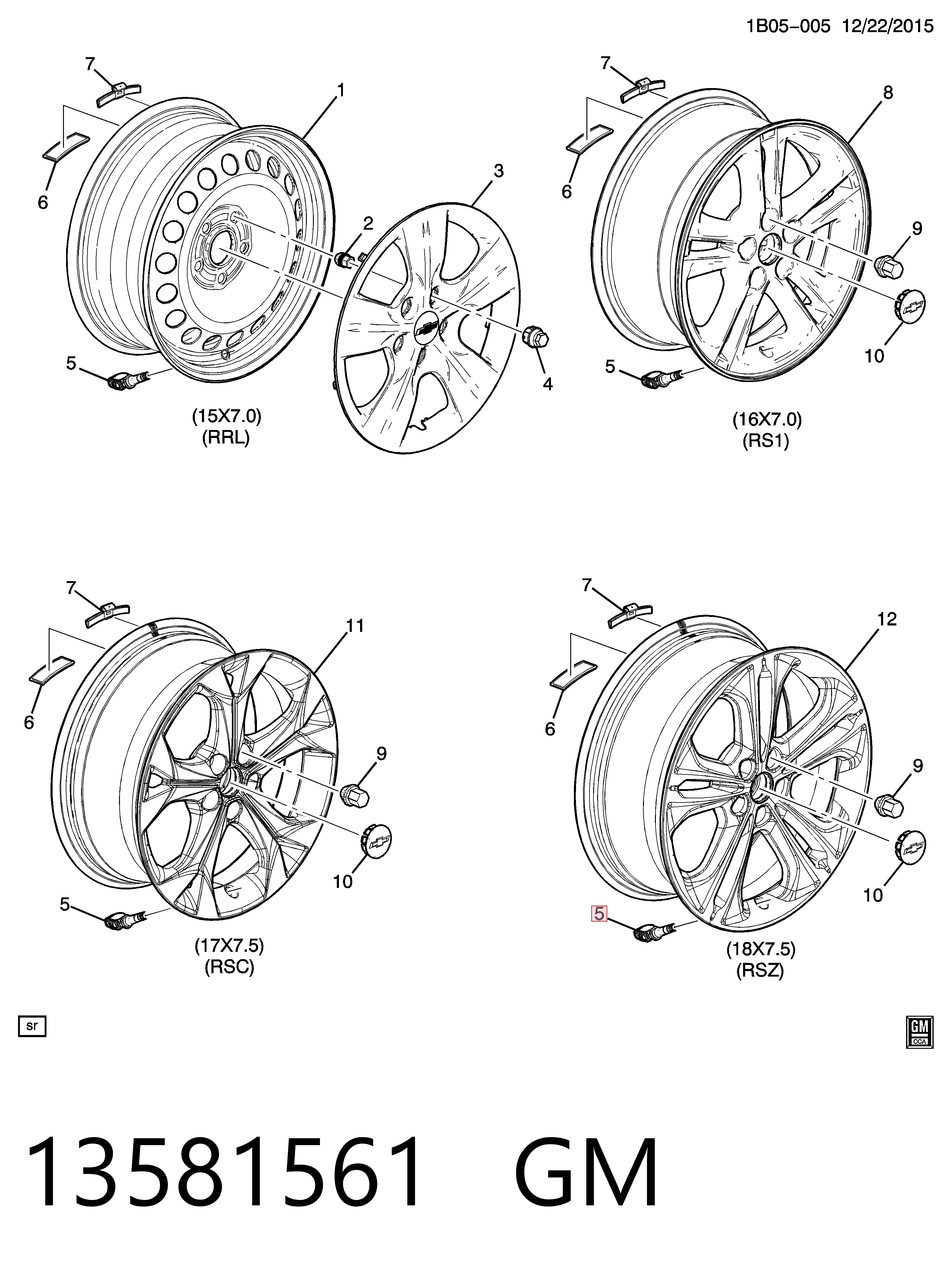 Comprar 13581561 Peugeot/Citroen TPMS