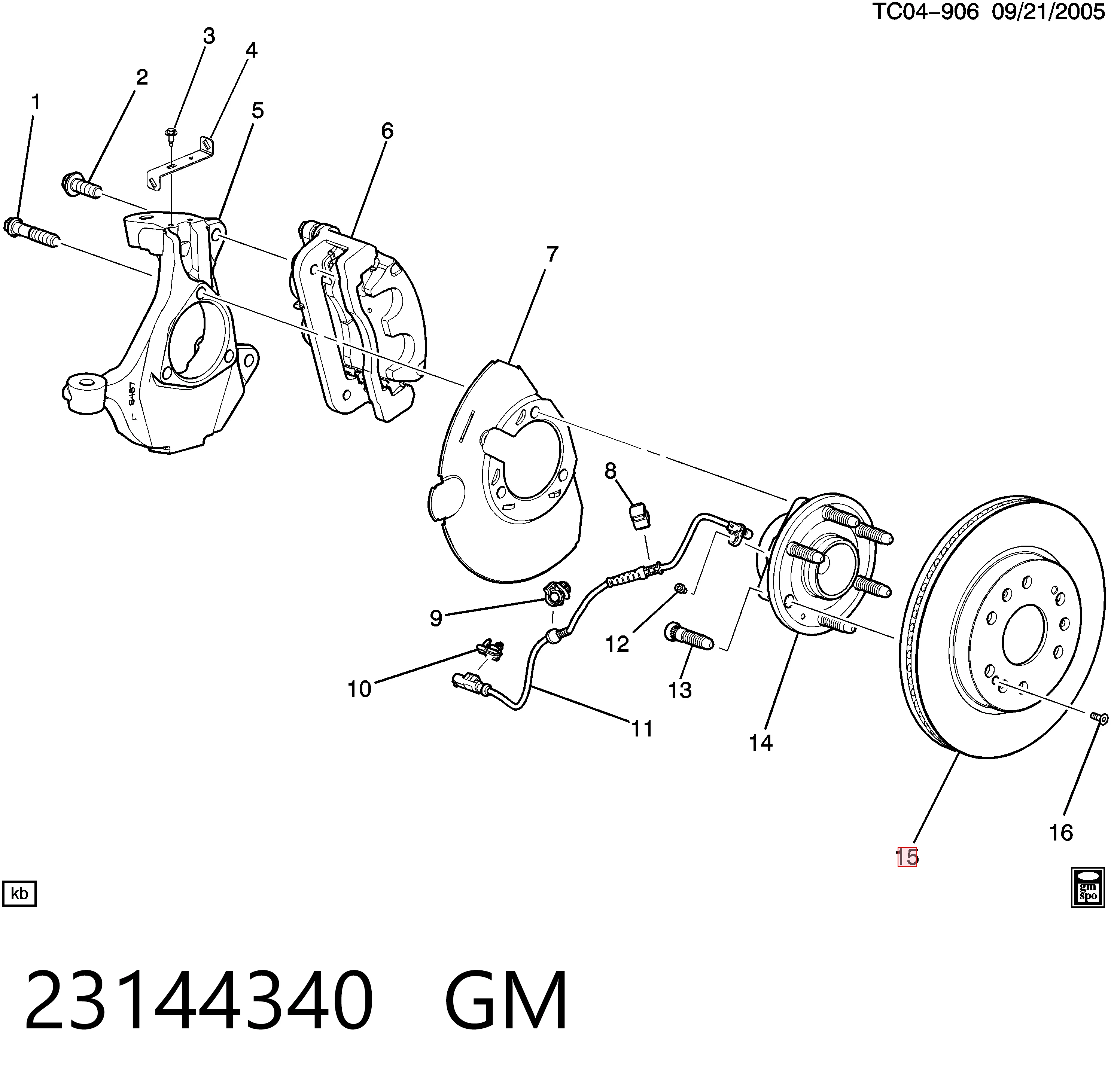 23144340 General Motors Discos