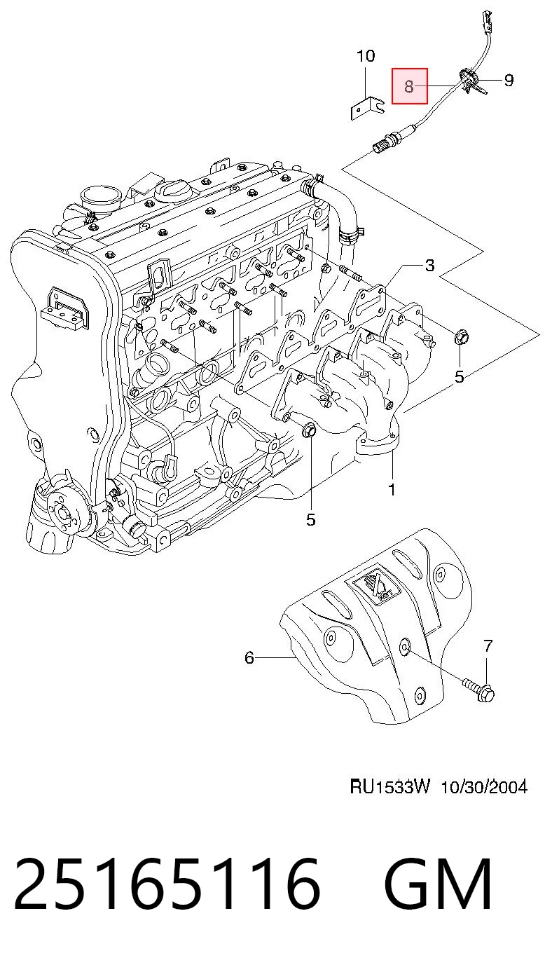 Comprar MD150609 Chrysler Sensor NOx