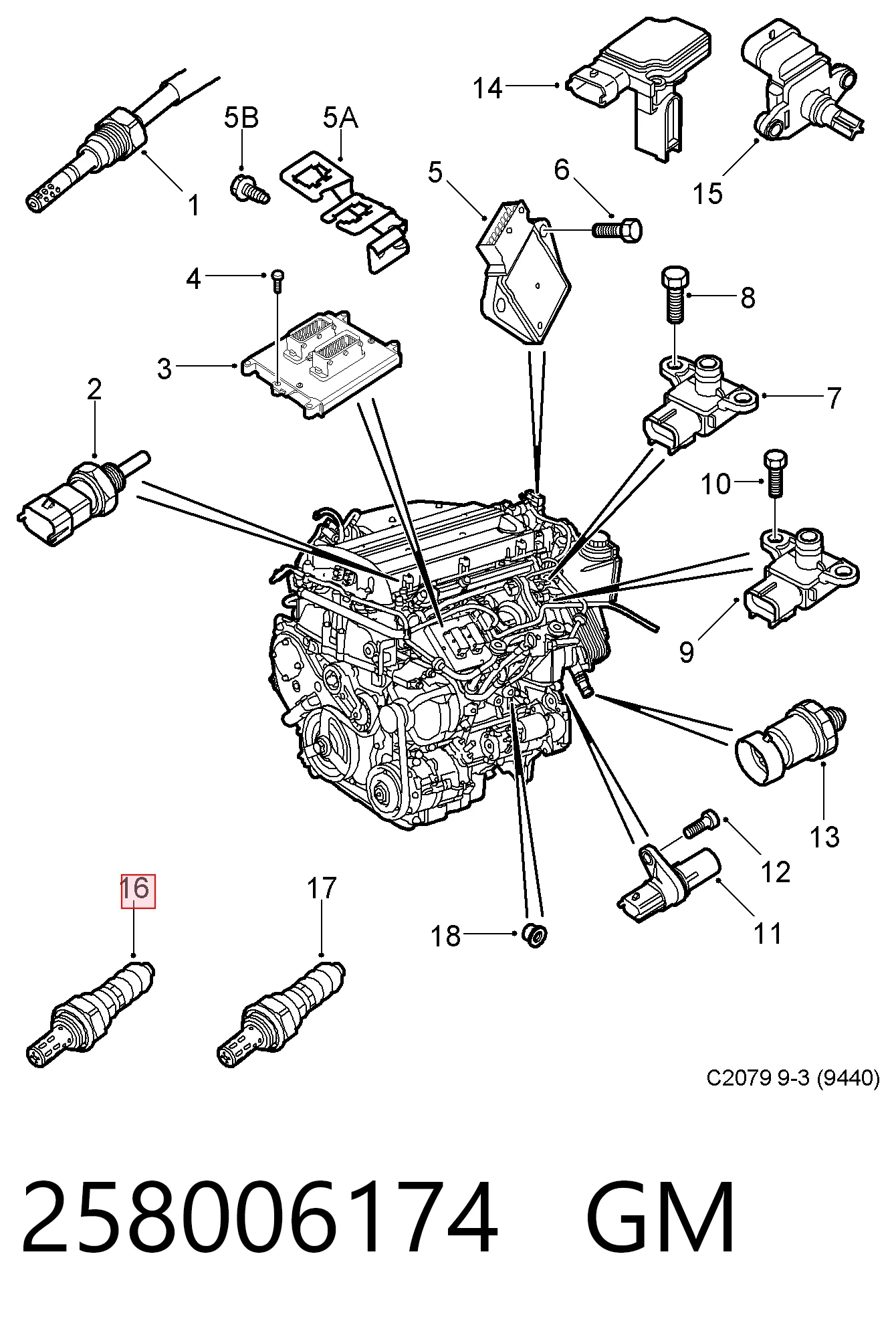  Sonda lambda Volvo S40 2