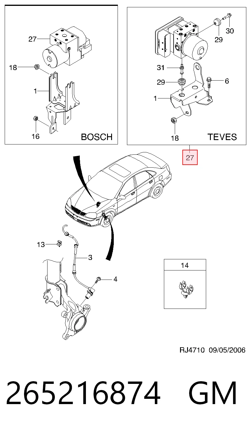 Comprar 0265216875 Bosch Módulo ABS