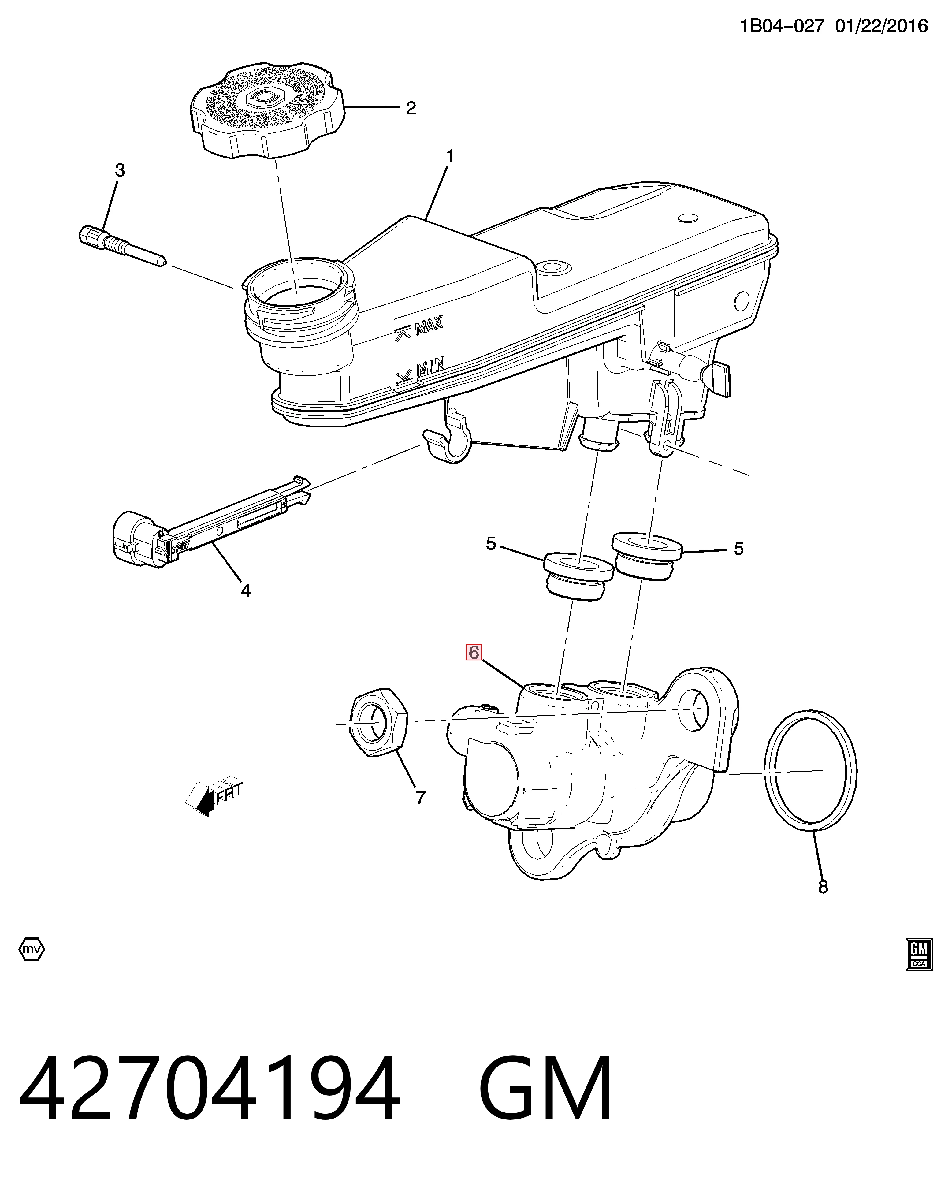 Cilindro maestro de frenos Opel Astra K familiar (2015 - 2022) precio, desde 72,60 EUR