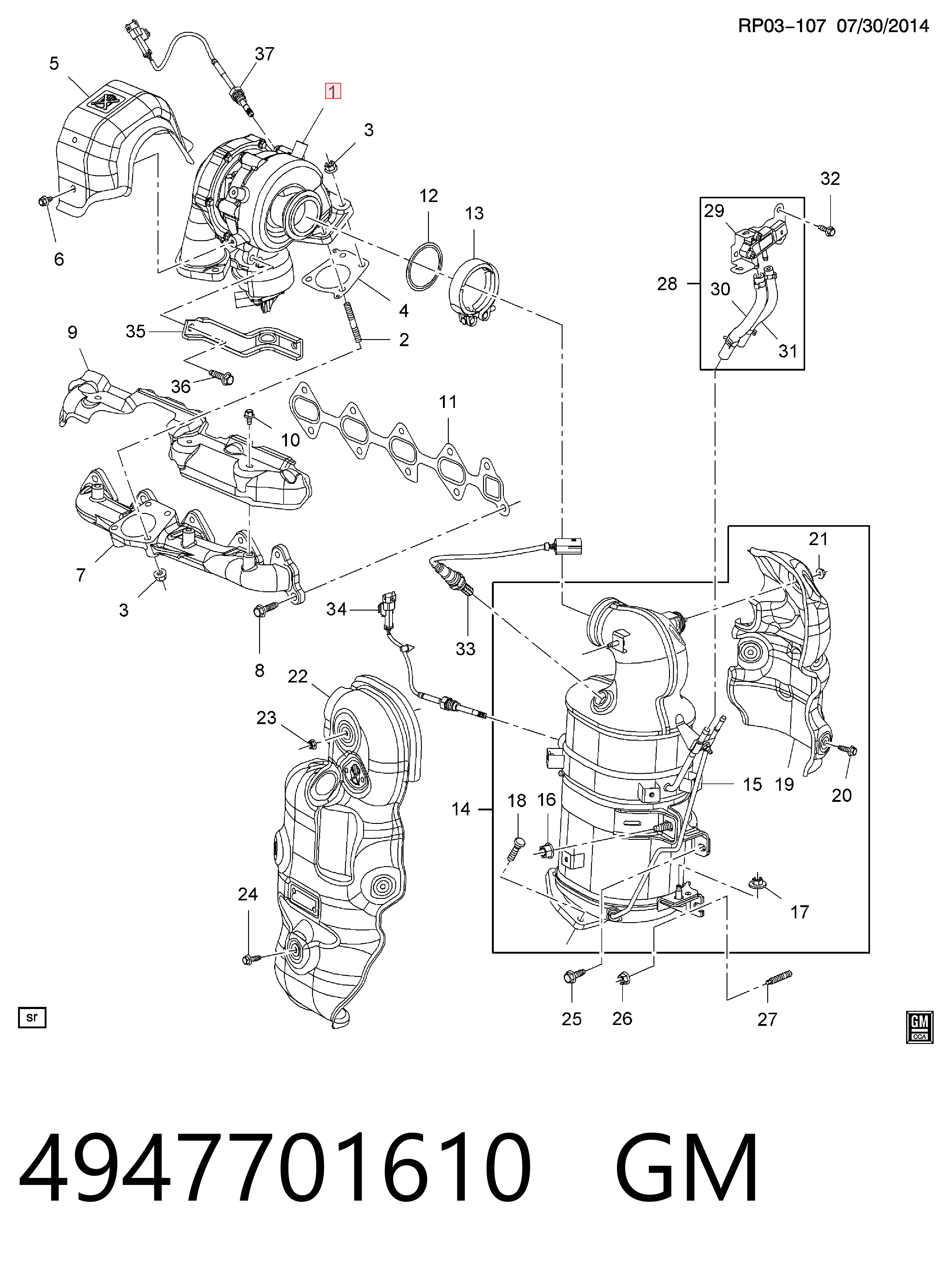  Turbocompresor Chevrolet Captiva 2