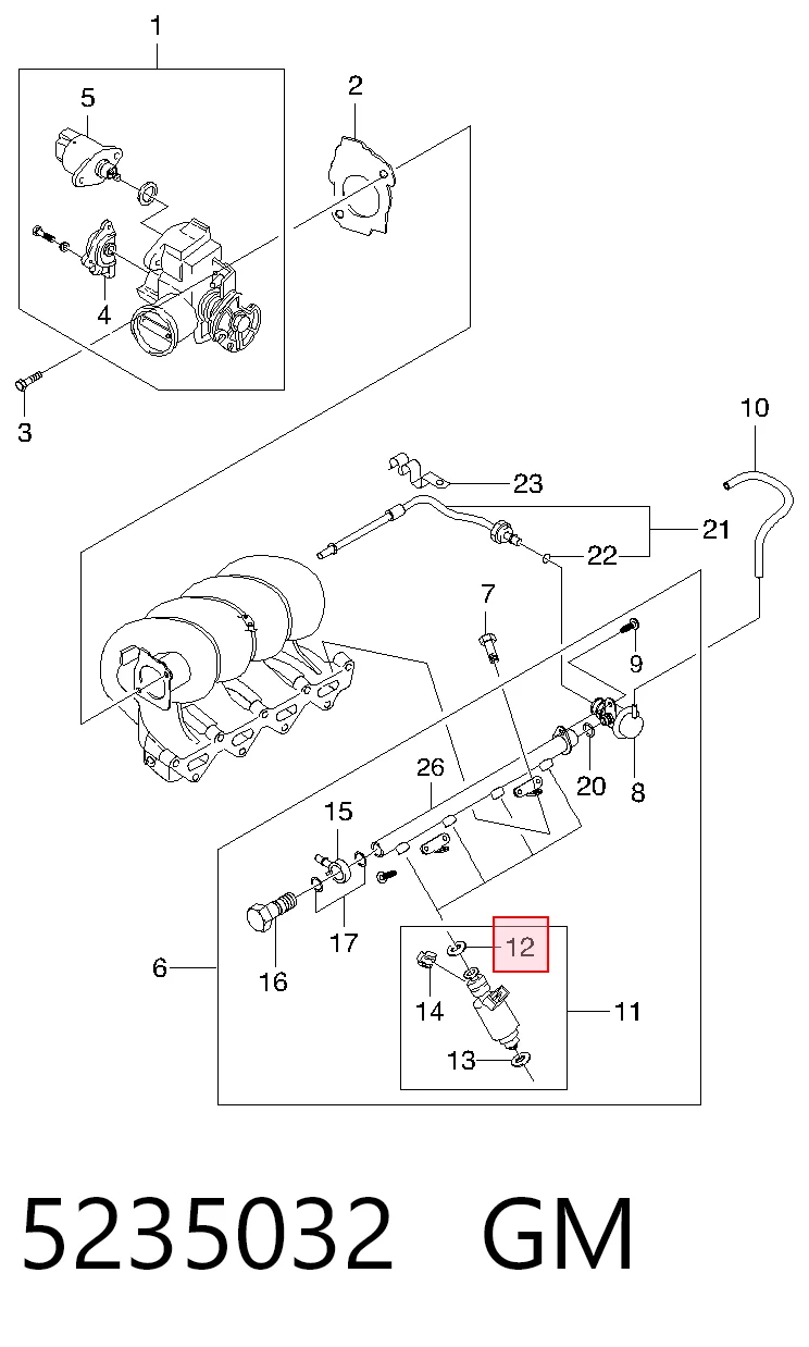 Arandela de asiento del inyector Peugeot/Citroen 25169195 precio, desde 1,77 EUR
