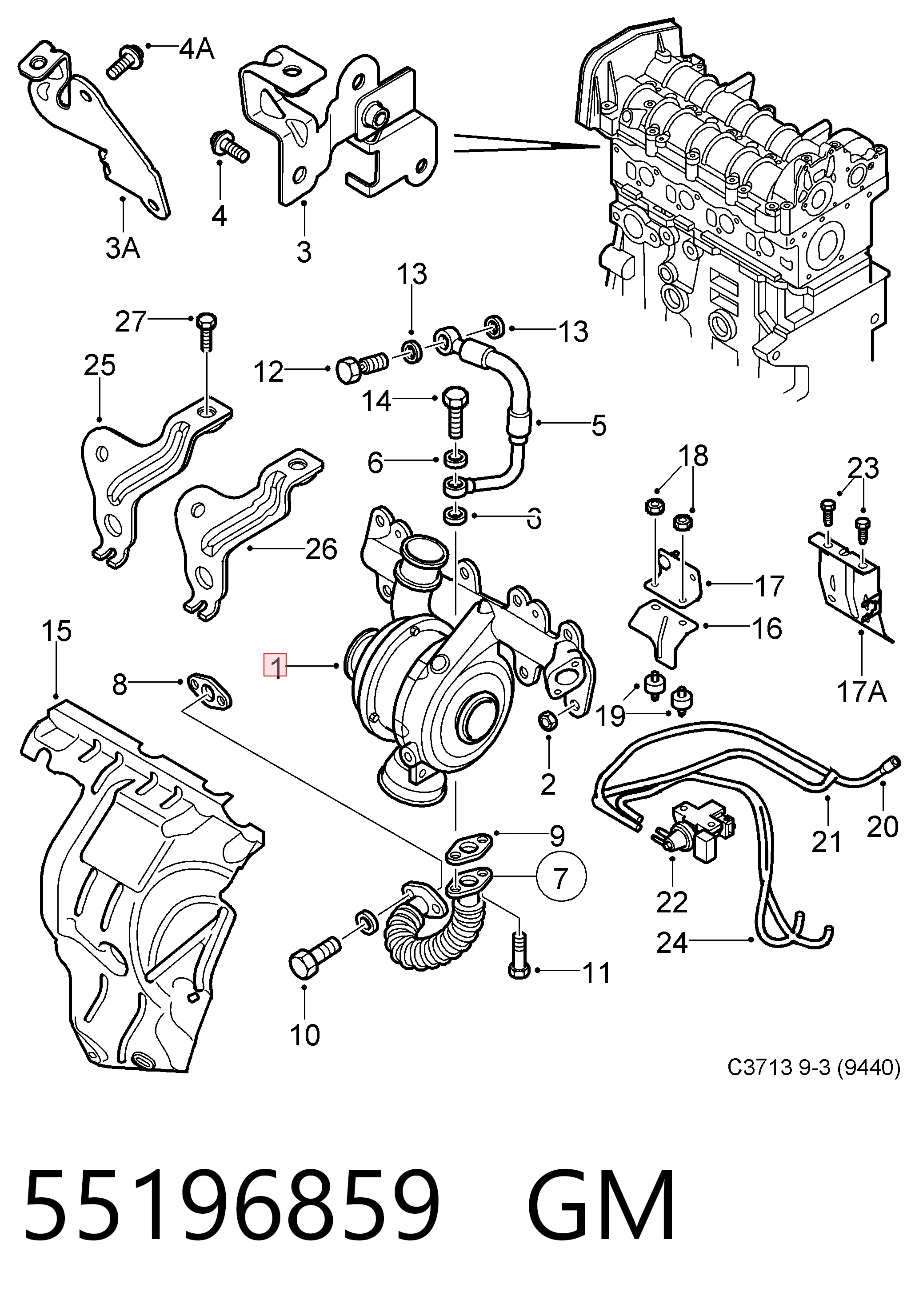 Comprar 55196766 VAG Turbo de coche