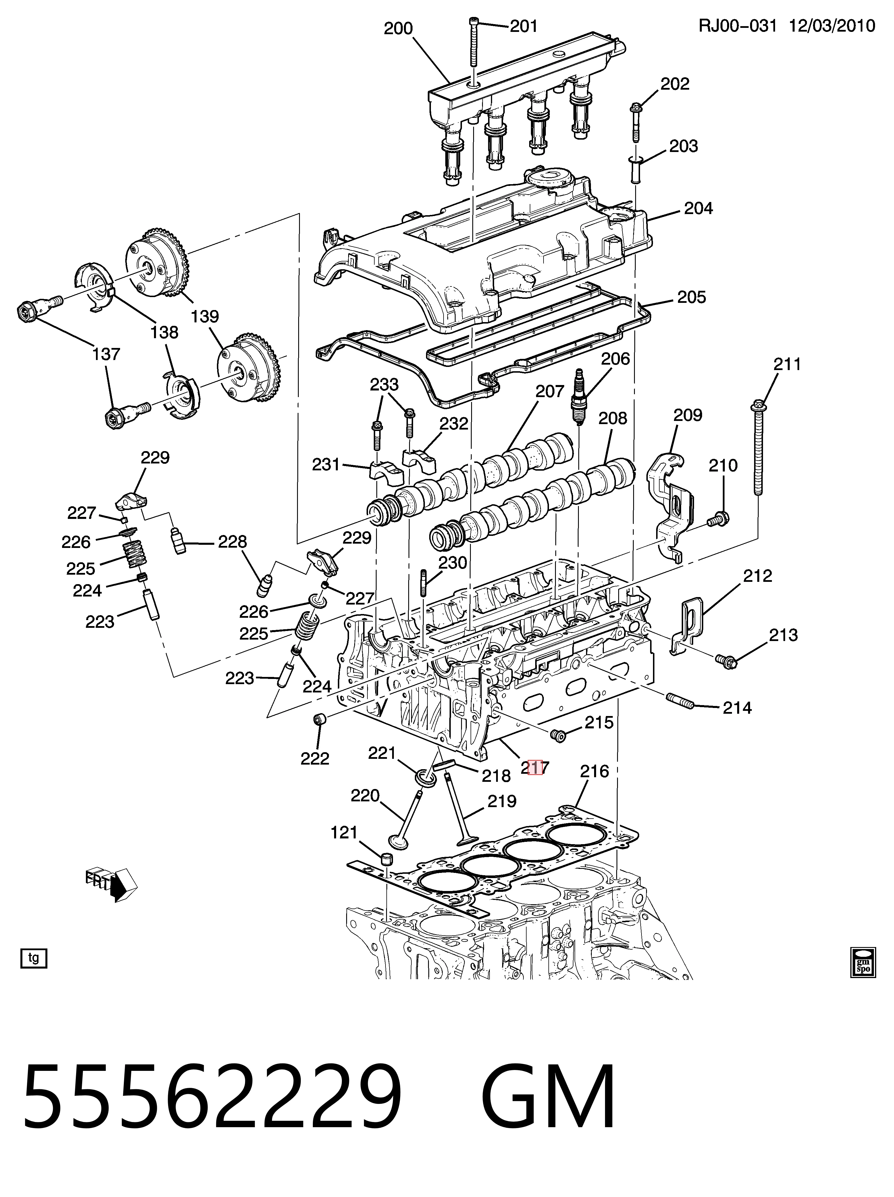 93169412 Peugeot/Citroen Cabeza del motor