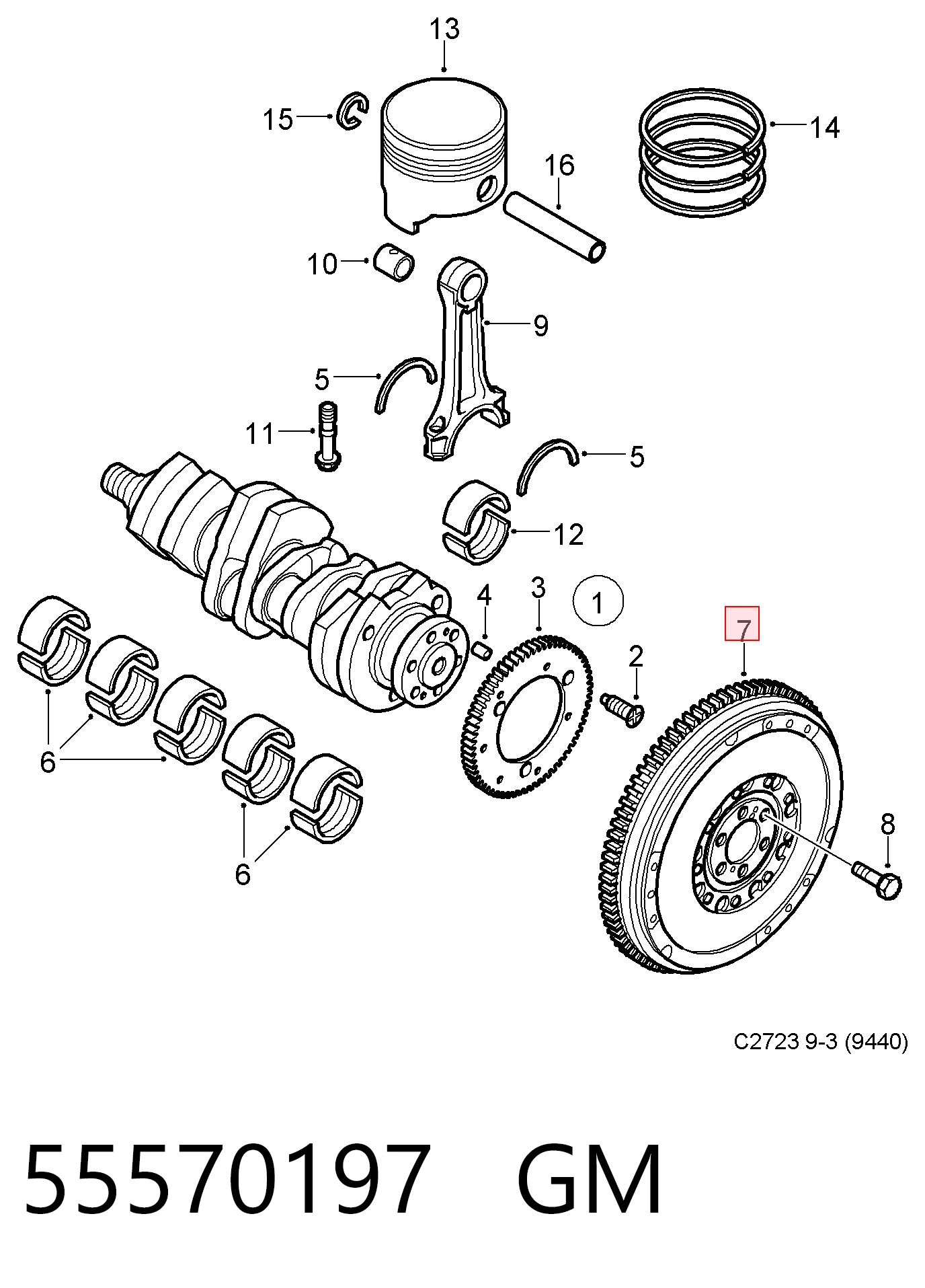Volante de motor para Opel Astra H L35