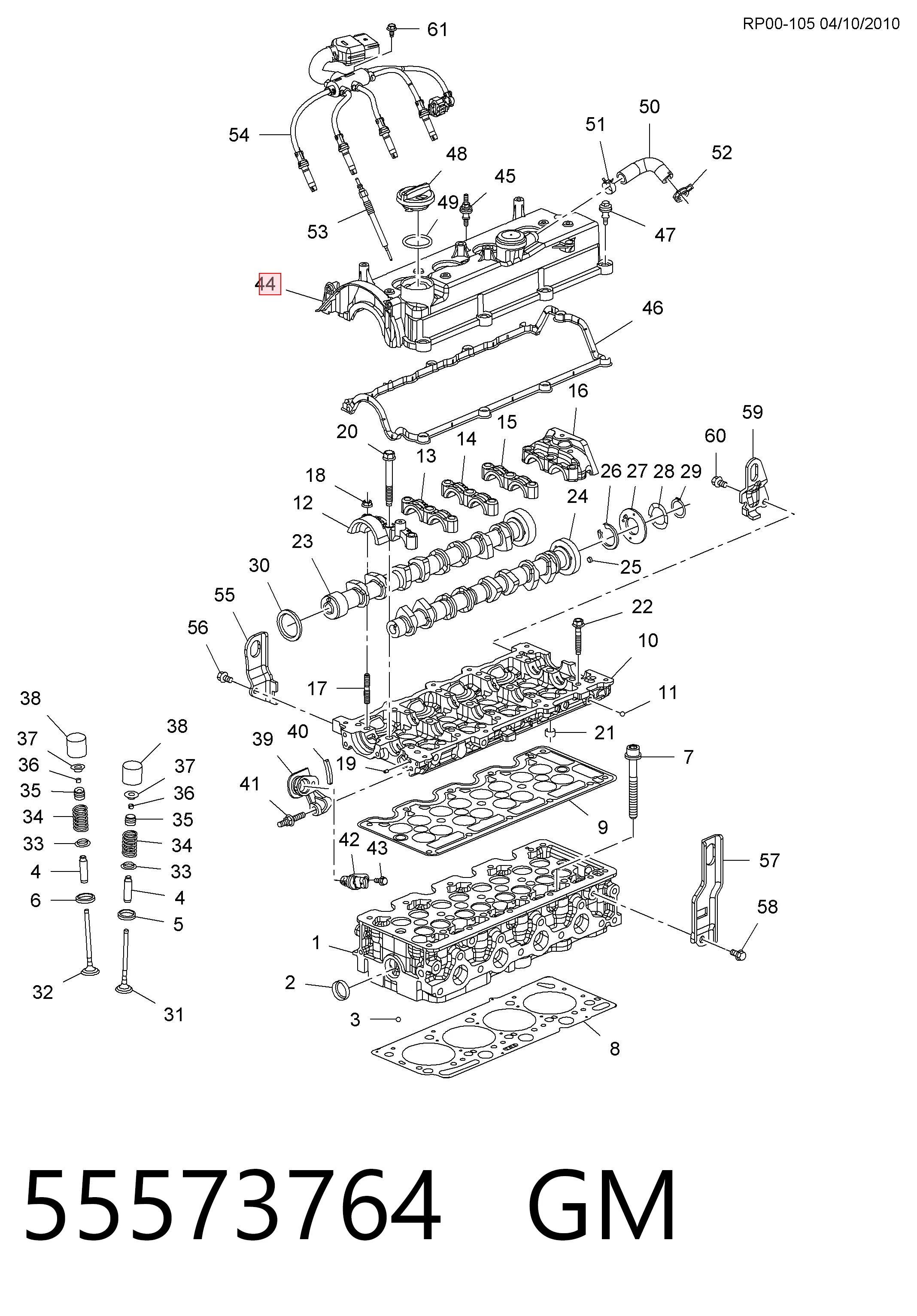 Tapa de valvula Maxgear 280916