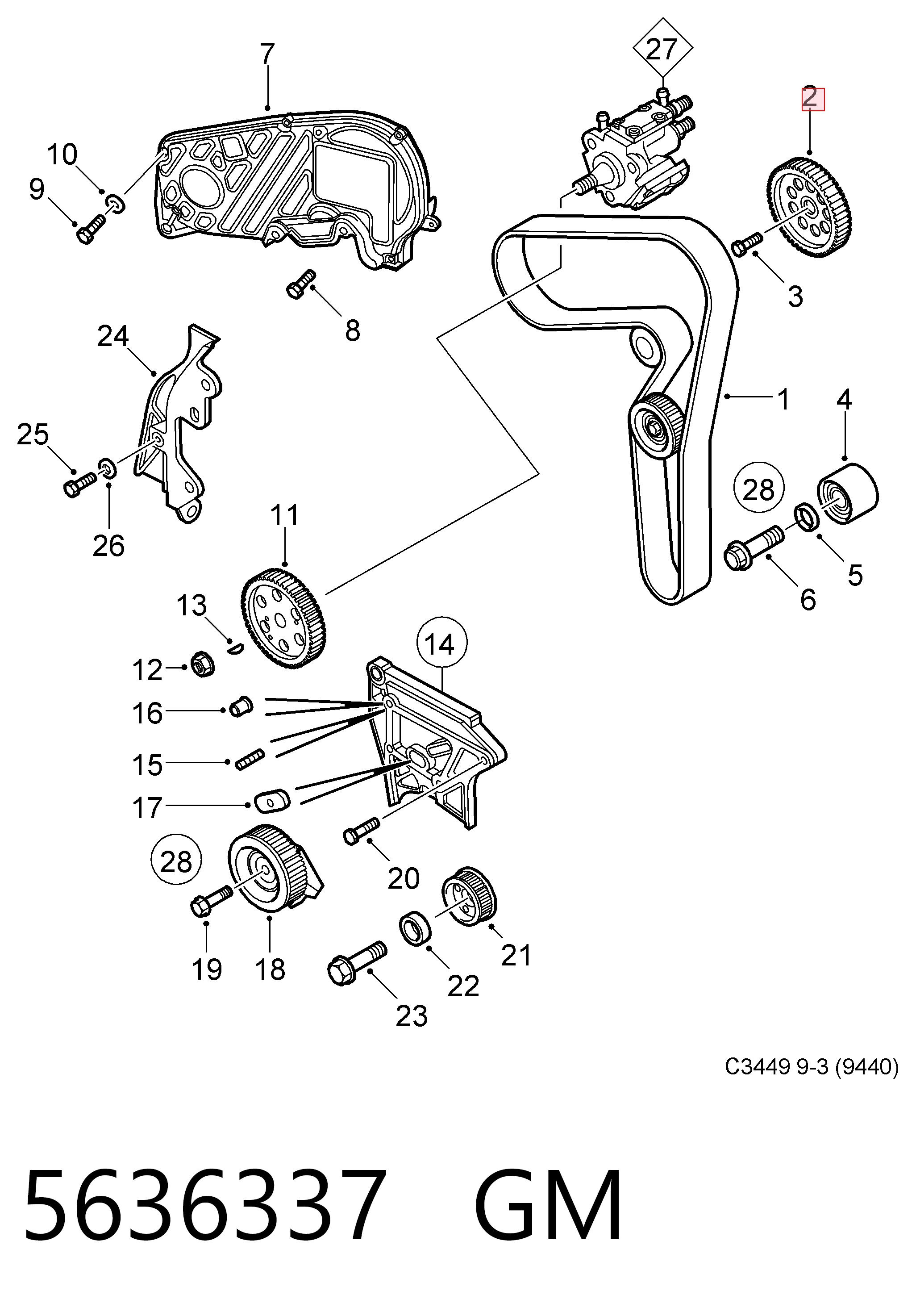 Ajustador árbol de levas  Opel Vectra  desde 80,54 €