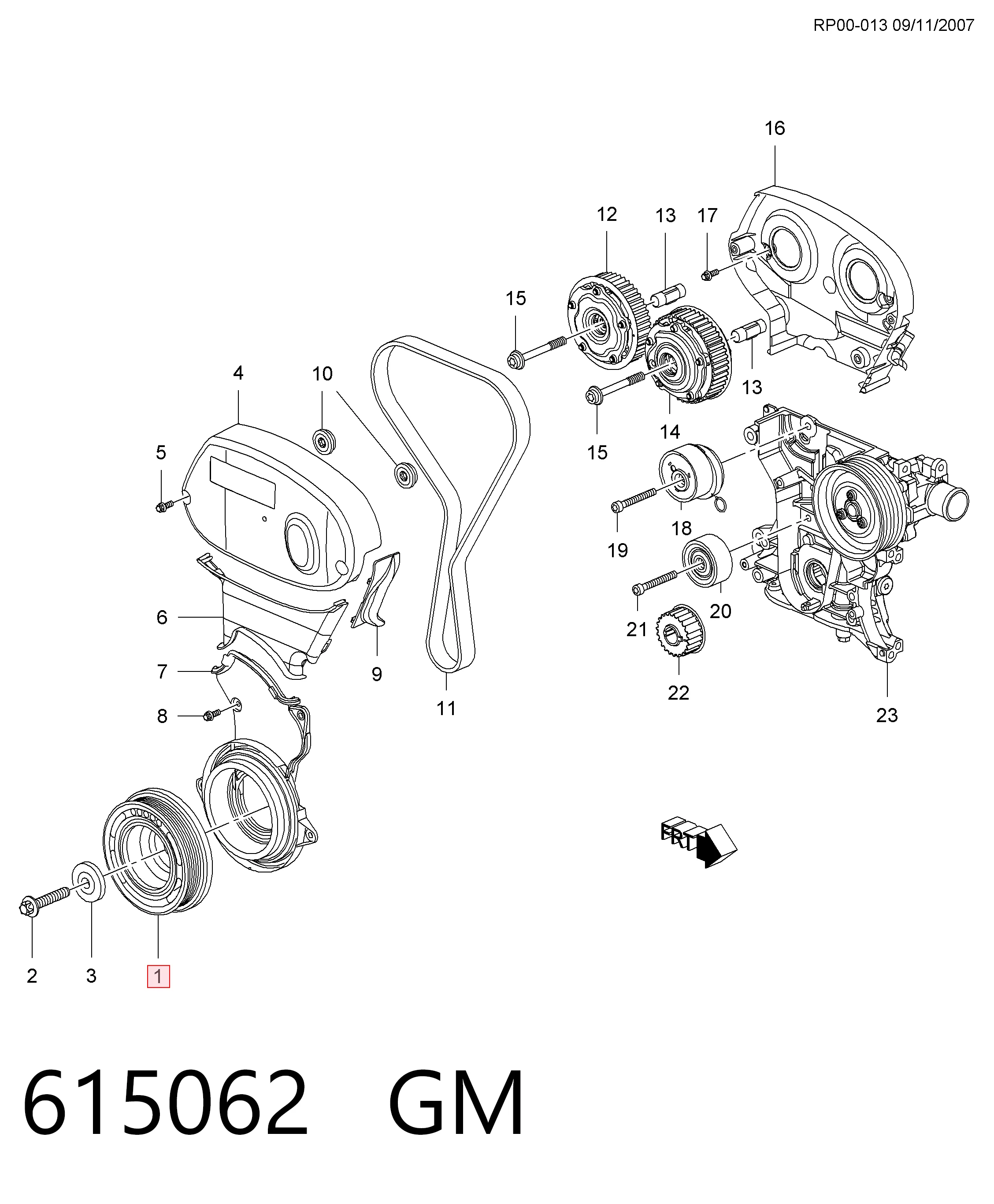 Polea del cigüeñal Opel Mokka  desde 58,42 €