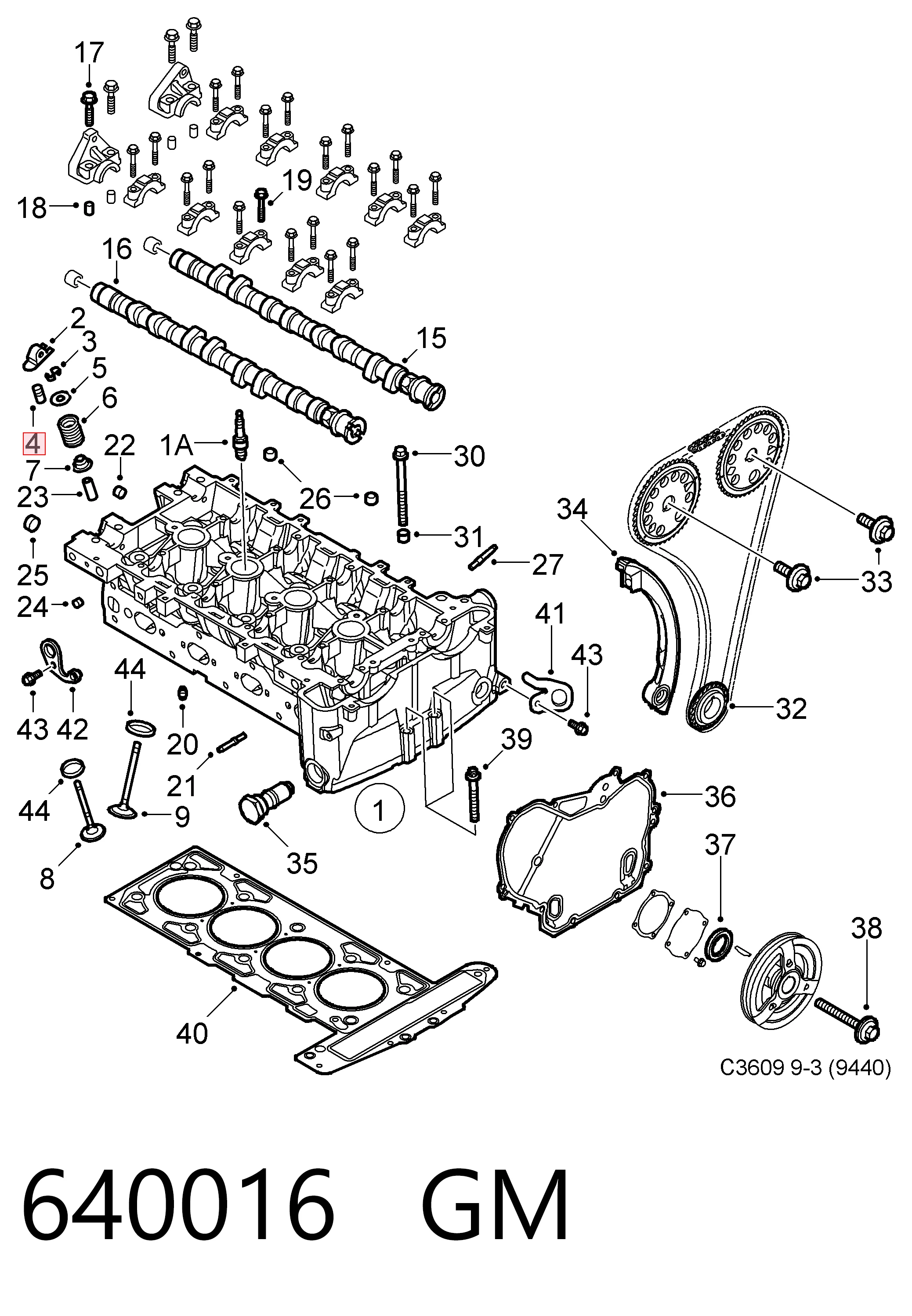 Taqués de motor para Opel Astra K 