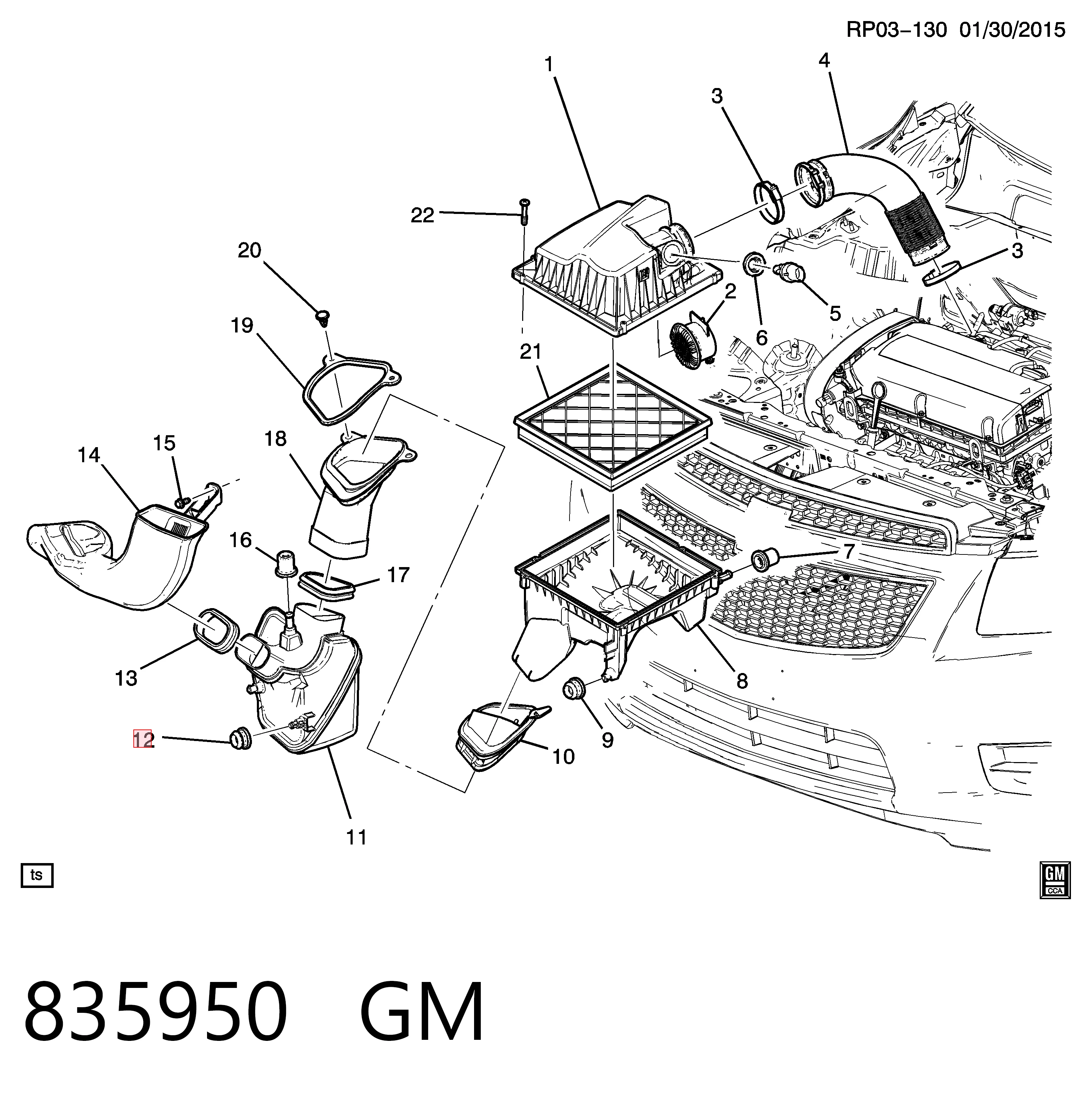 Soporte de la caja del filtro de aire Peugeot/Citroen 9129705 precio, desde 2,74 EUR