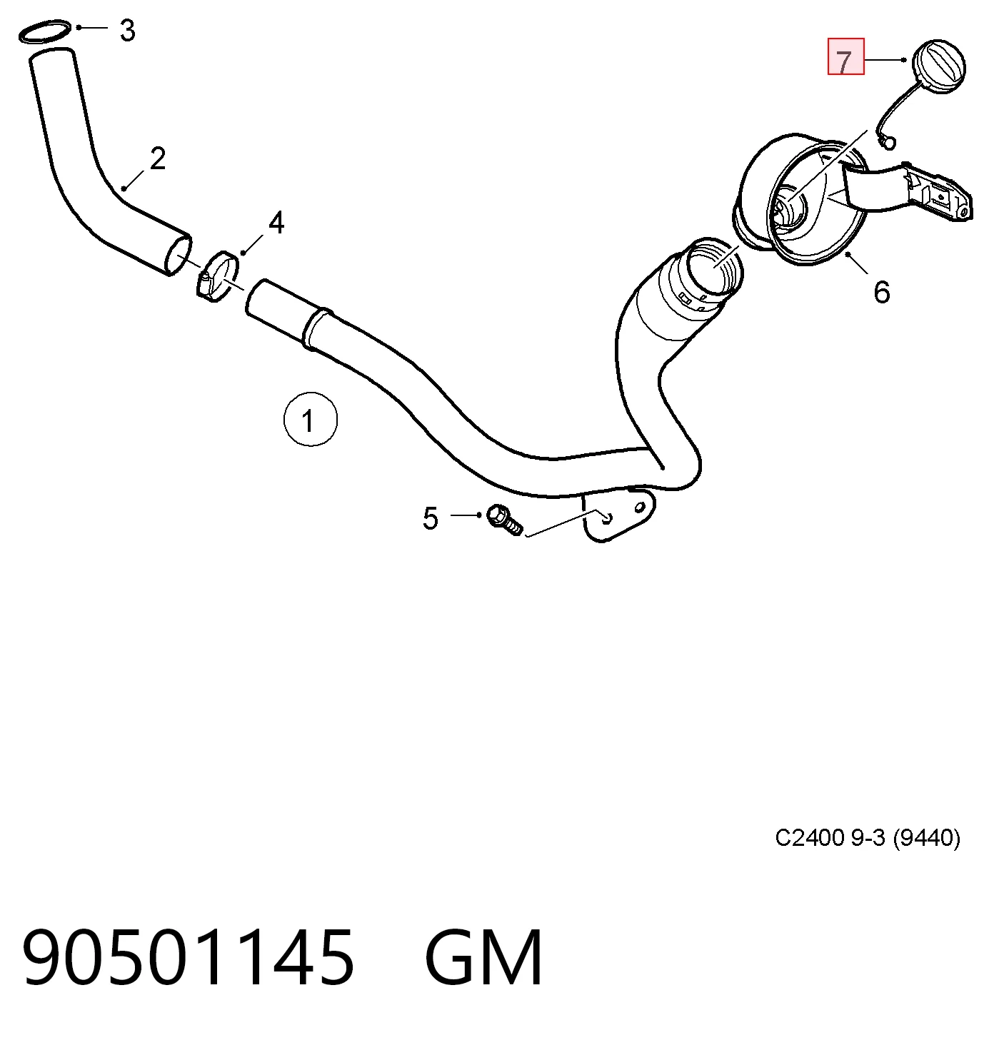 Tapa de depósito de combustible KIA Cerato I sedán (LD) (2004 - 2008) precio, desde 5,79 EUR