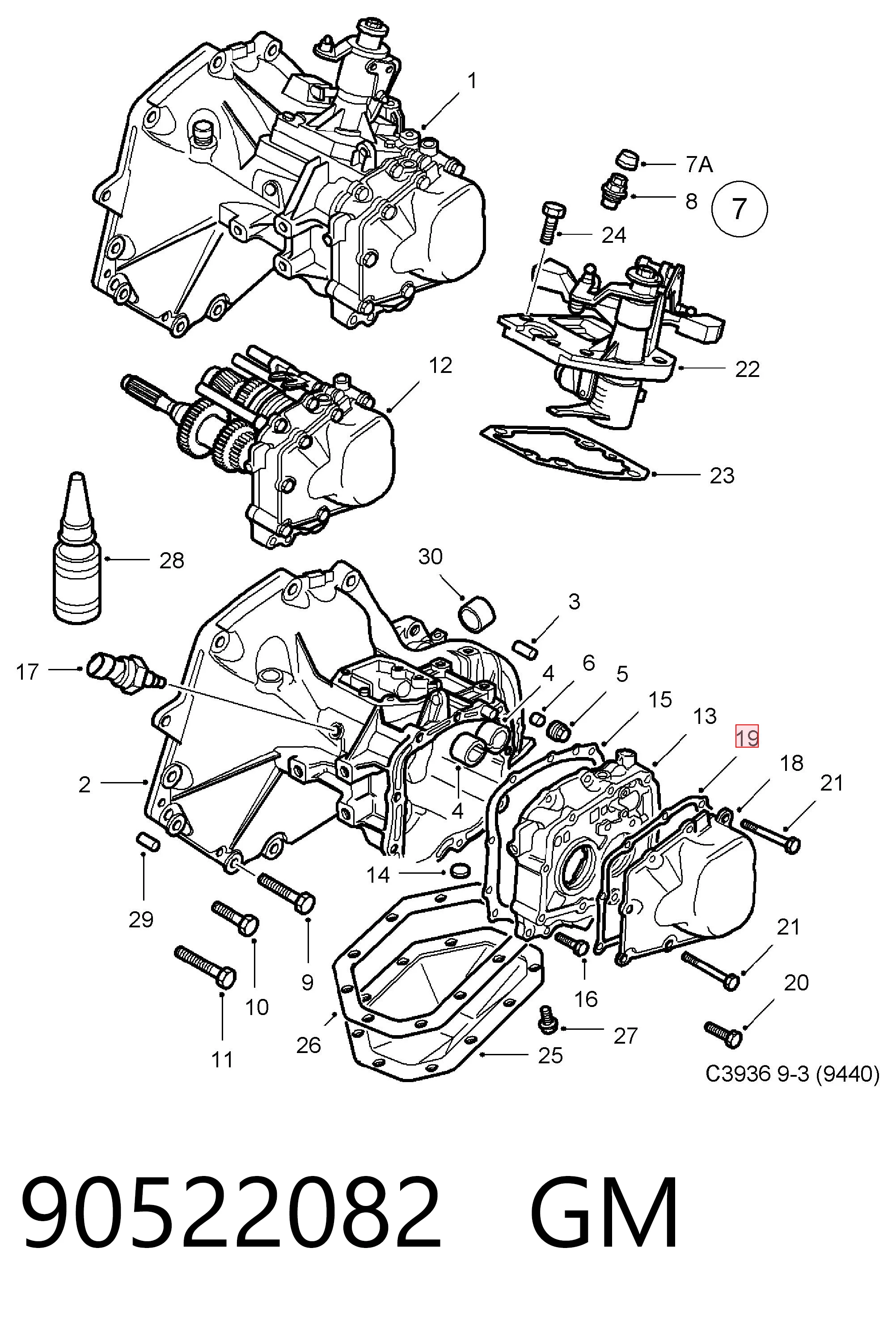 Junta de tapa de caja de cambios Fiat/Alfa/Lancia 55564101 precio, desde 21,55 EUR