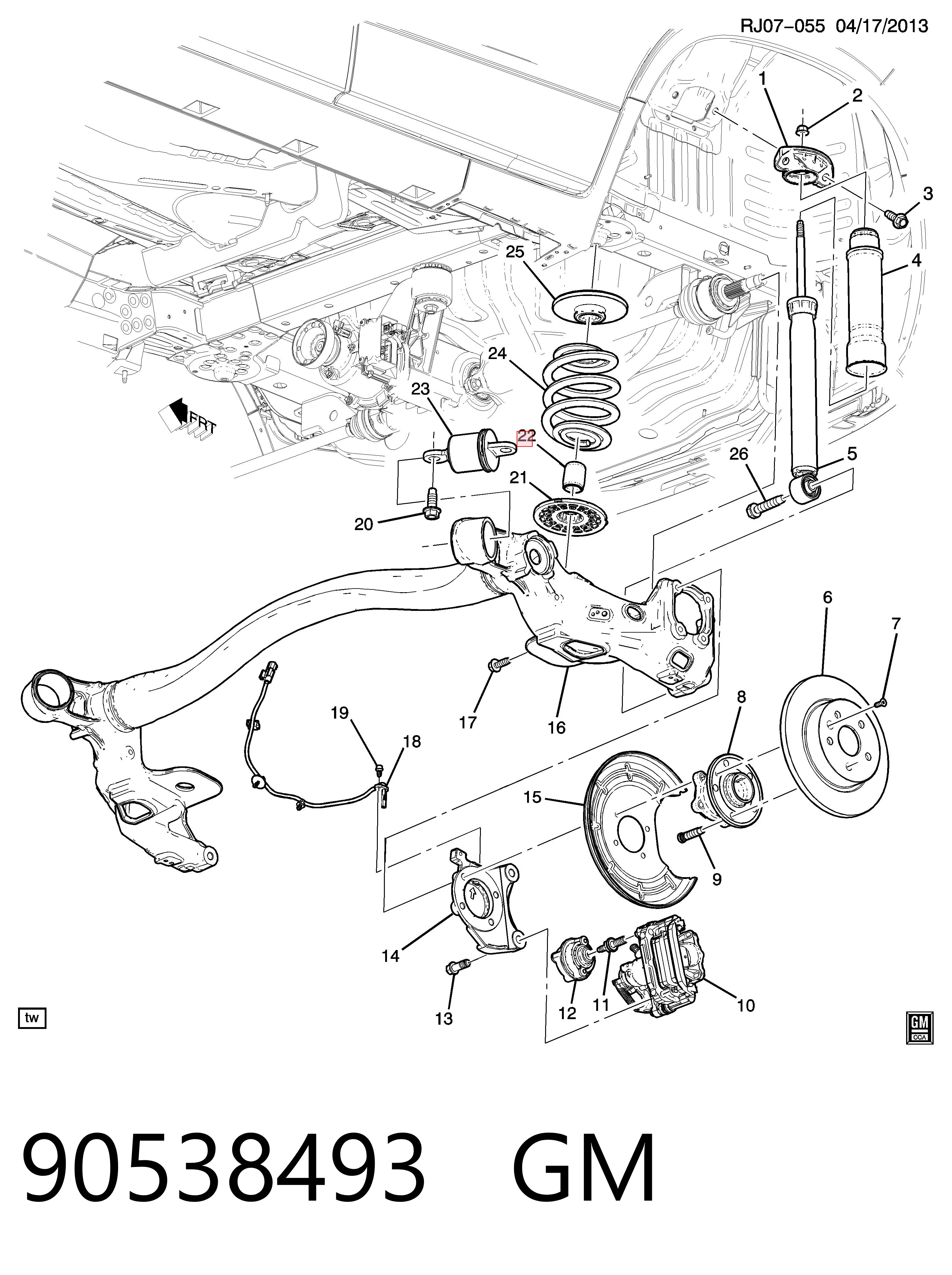 90538493 General Motors