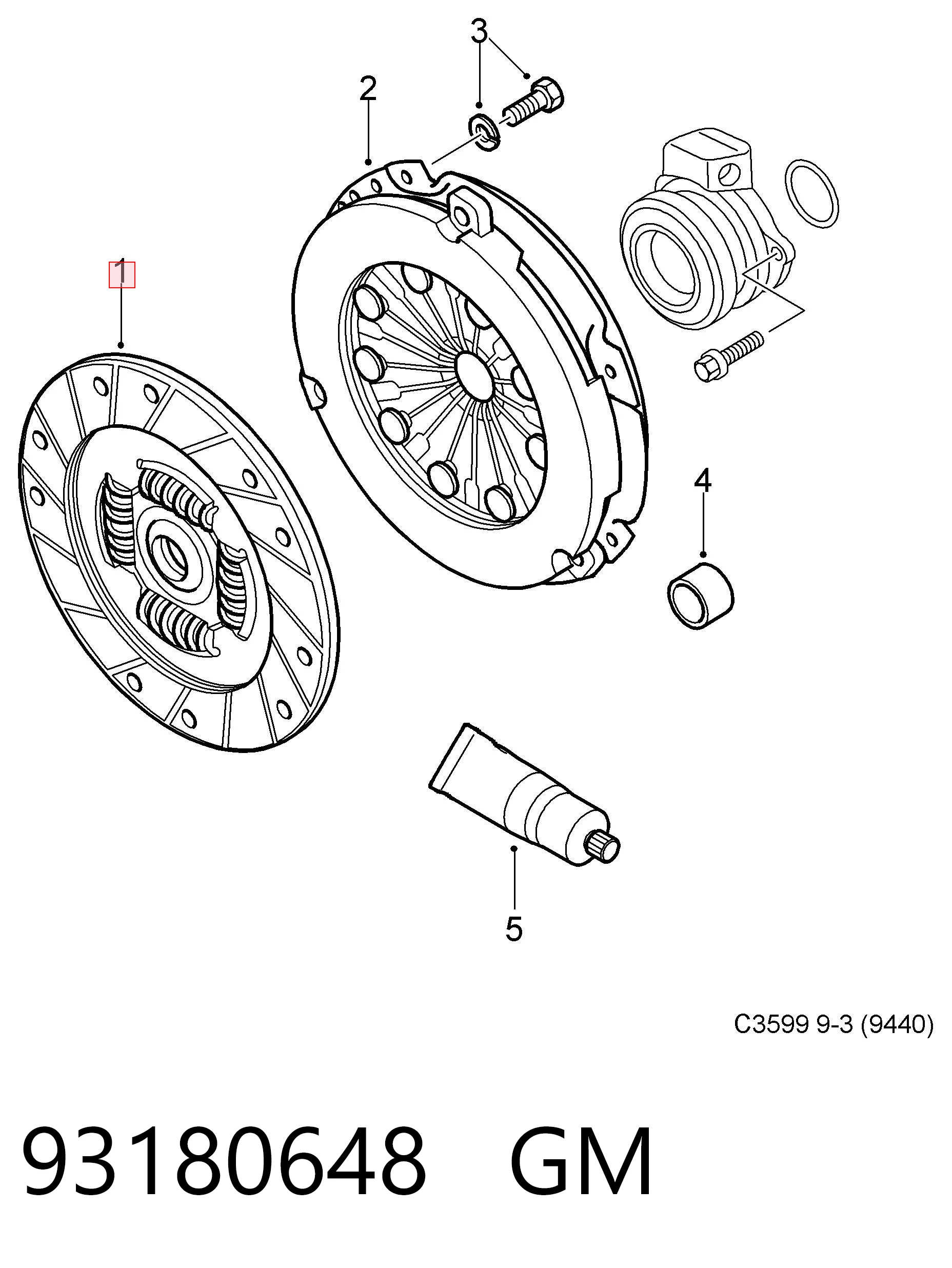 Disco de embrague Opel Vectra  (2002-2008)