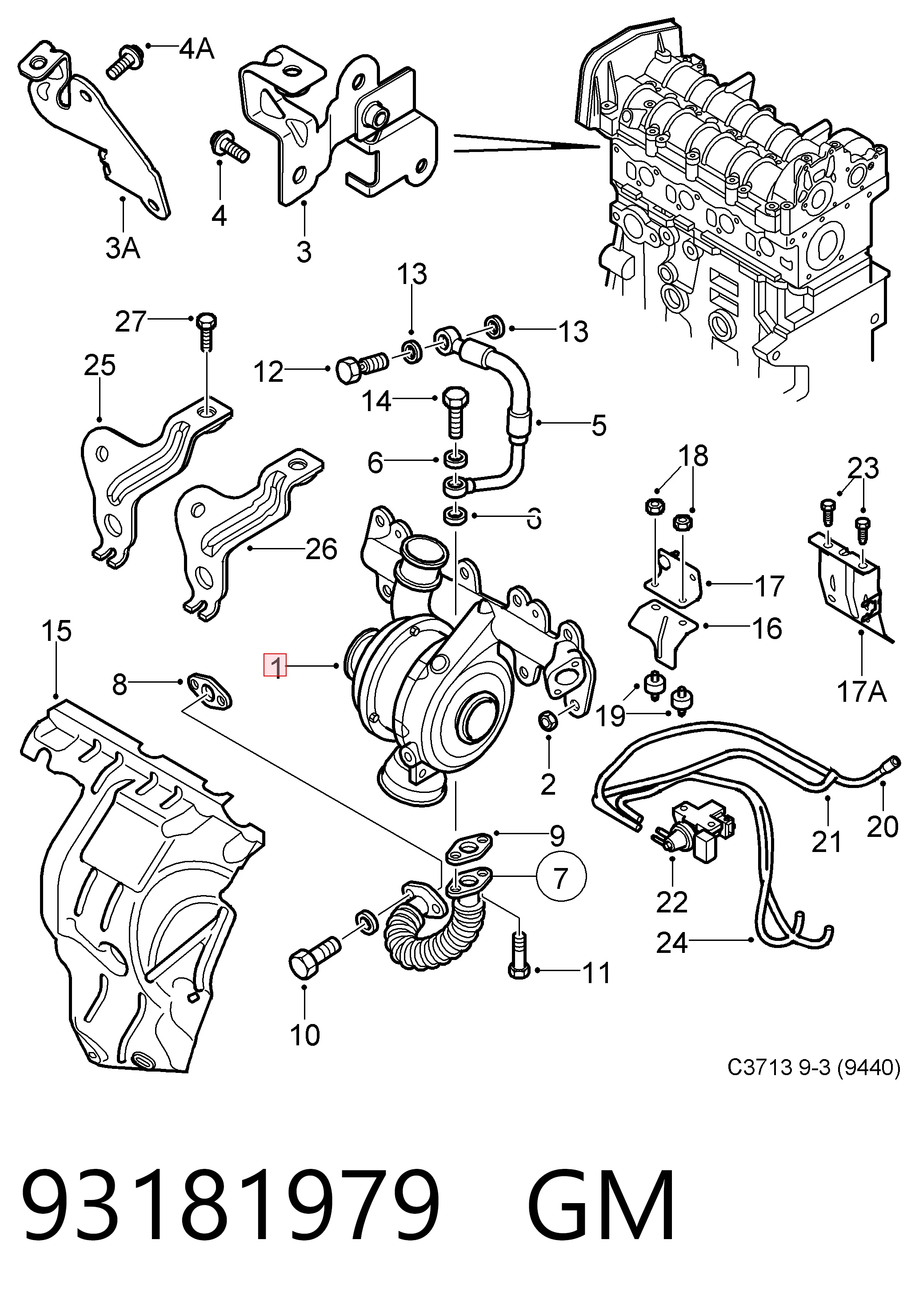 Turbo VAG 55196766