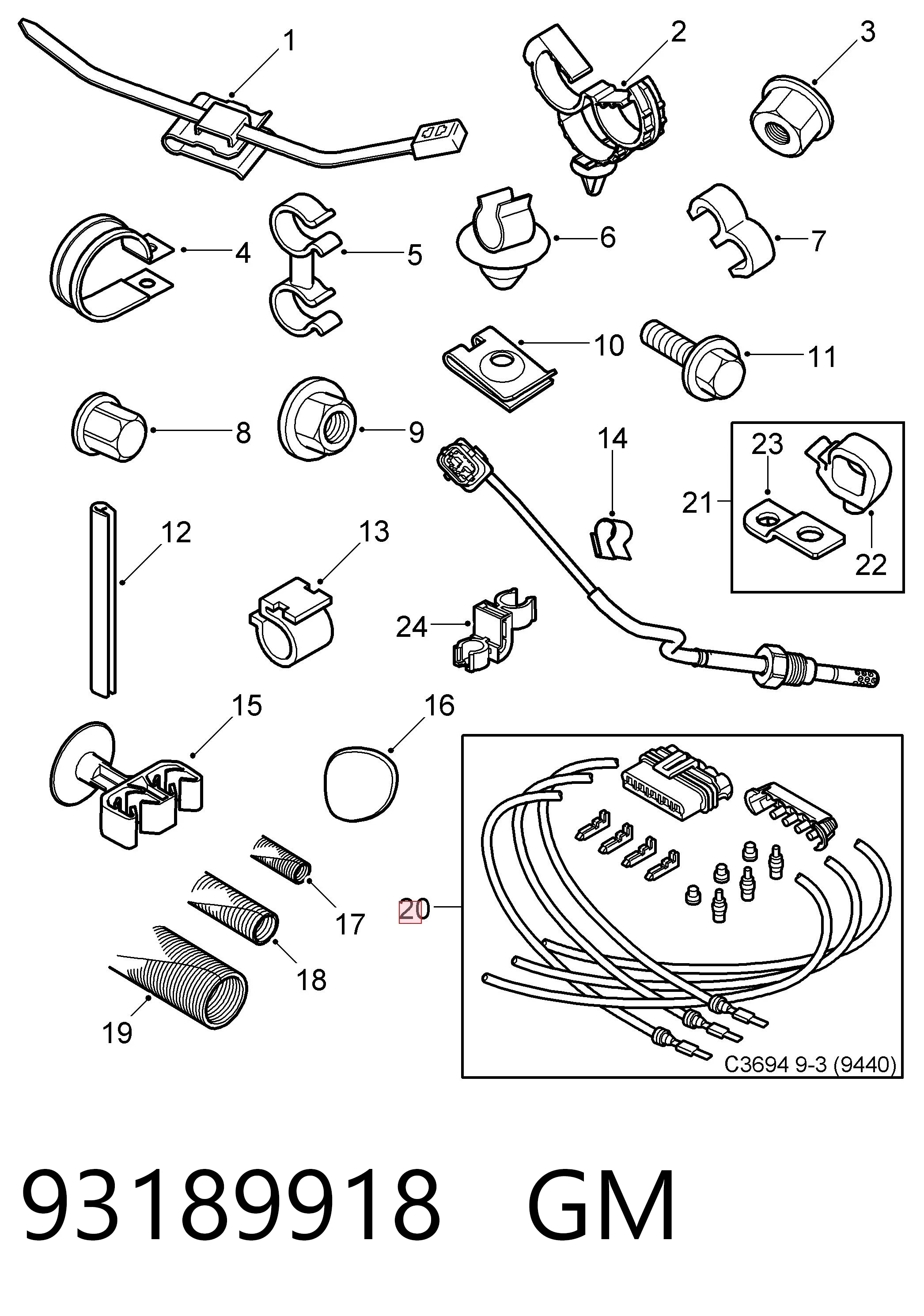 6286769 Opel Inyector de combustible